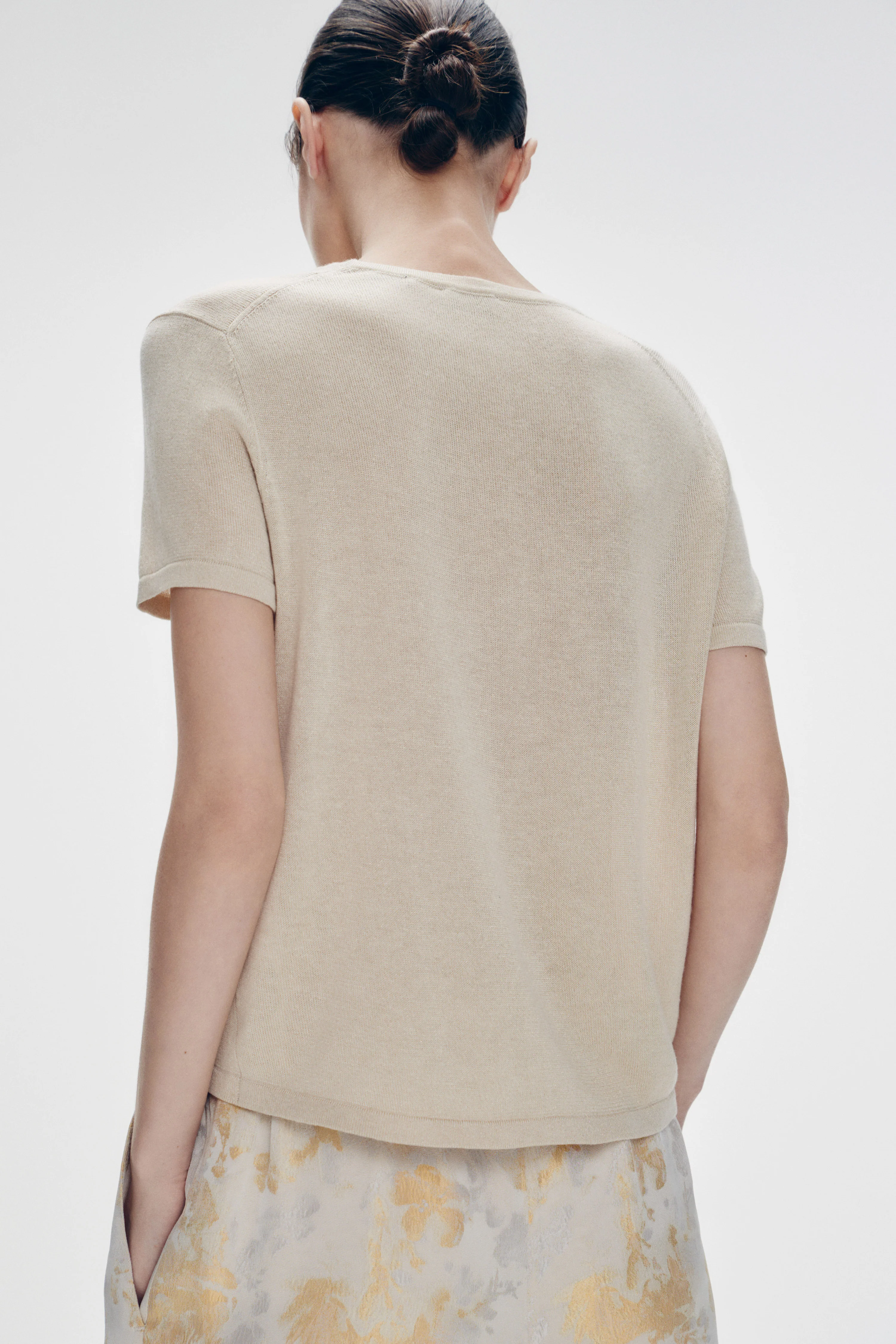 FINE-KNIT SILK-BLEND SWEATER - Image 4