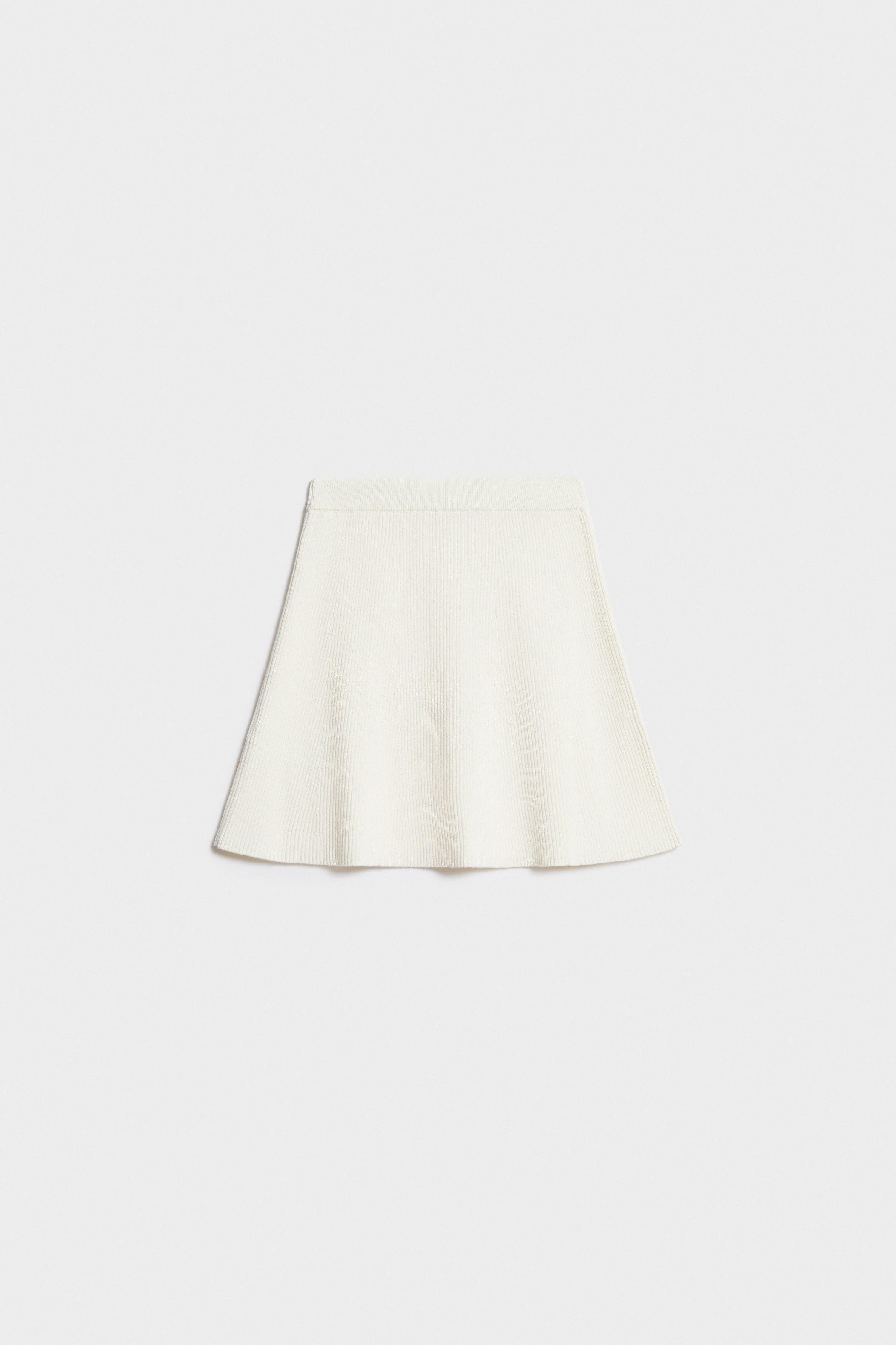 FINE-KNIT VISCOSE-BLEND SKIRT - Image 5