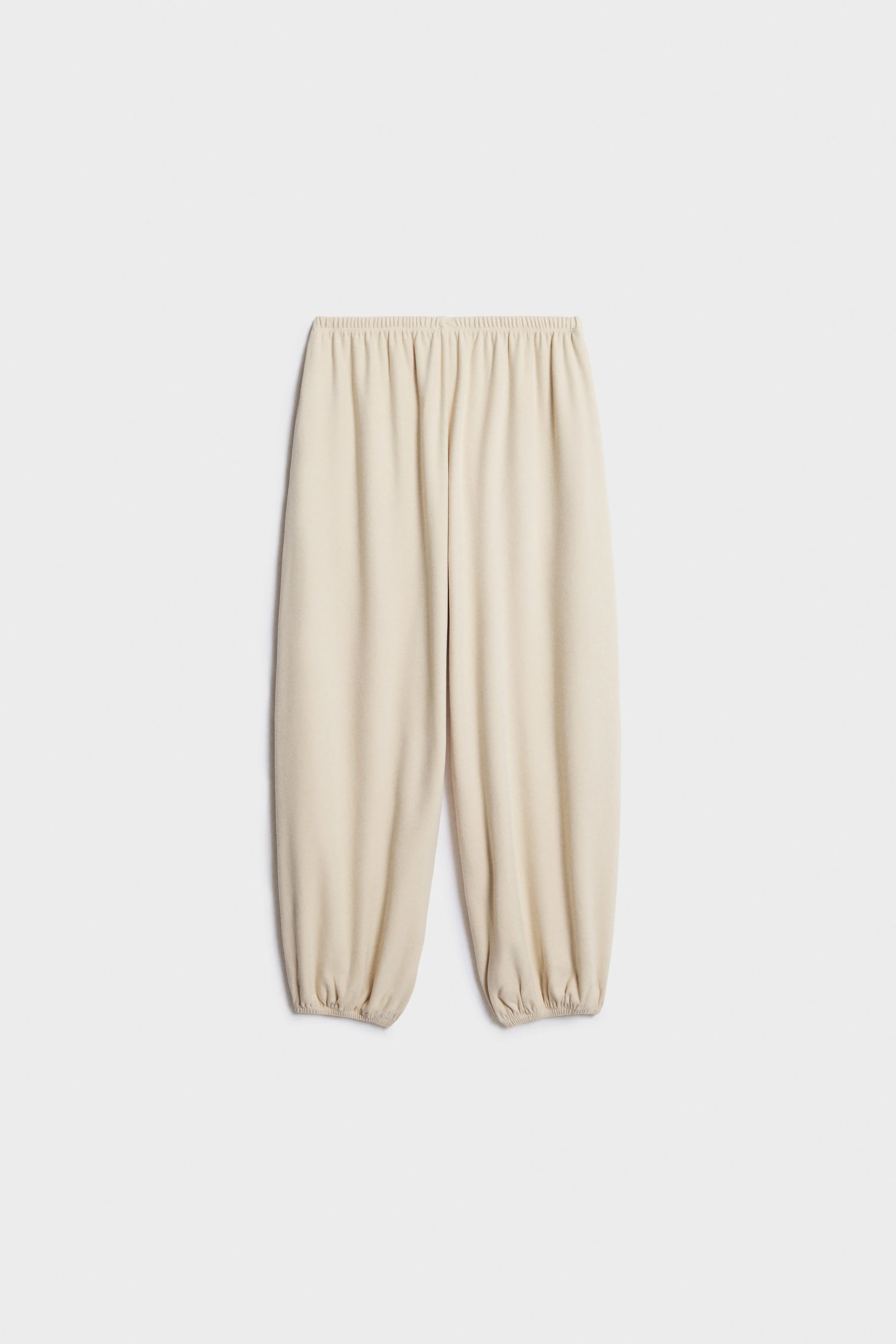 FINE-KNIT VISCOSE JOGGERS - Image 5