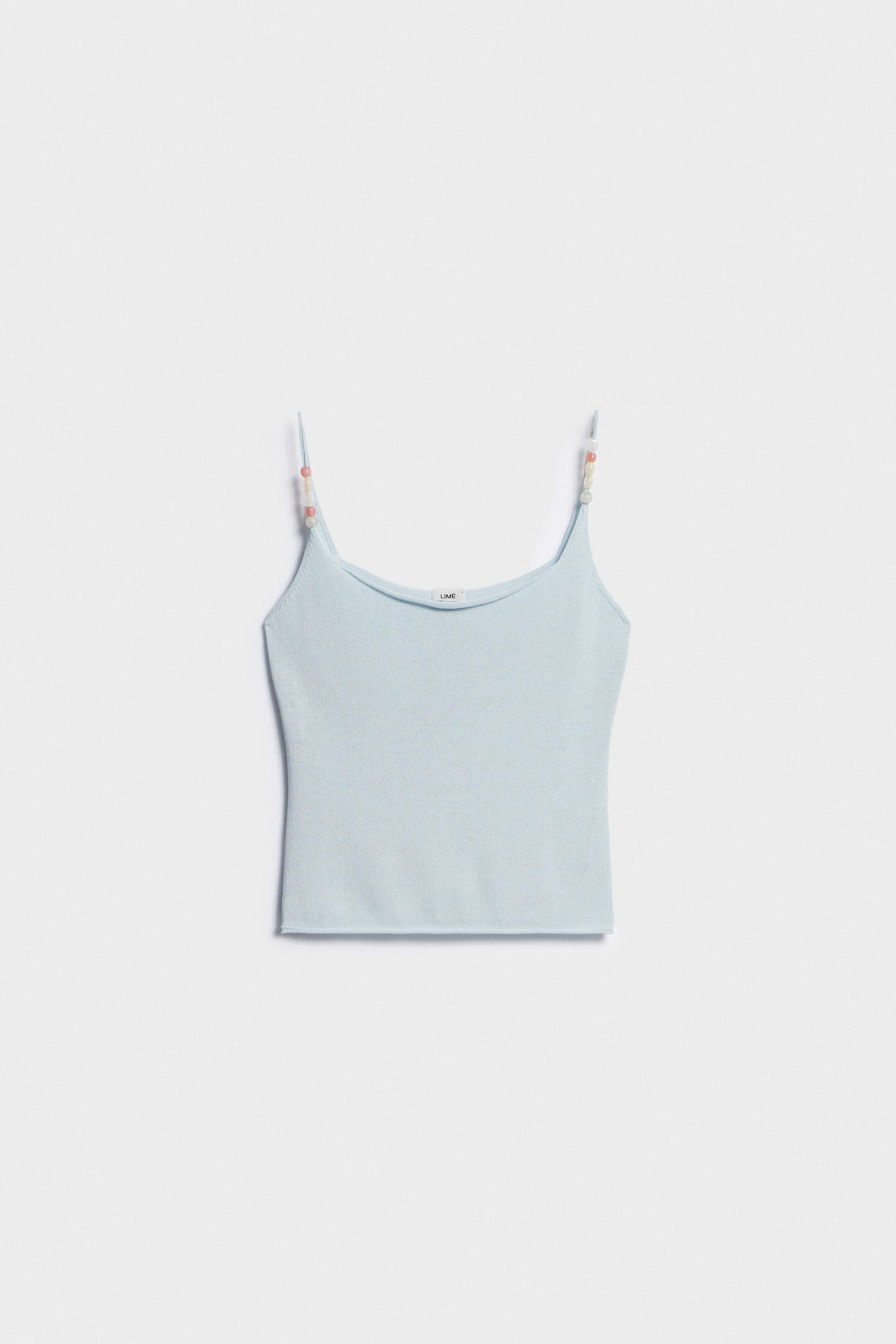FINE-KNIT VISCOSE-LINEN TOP - Image 5