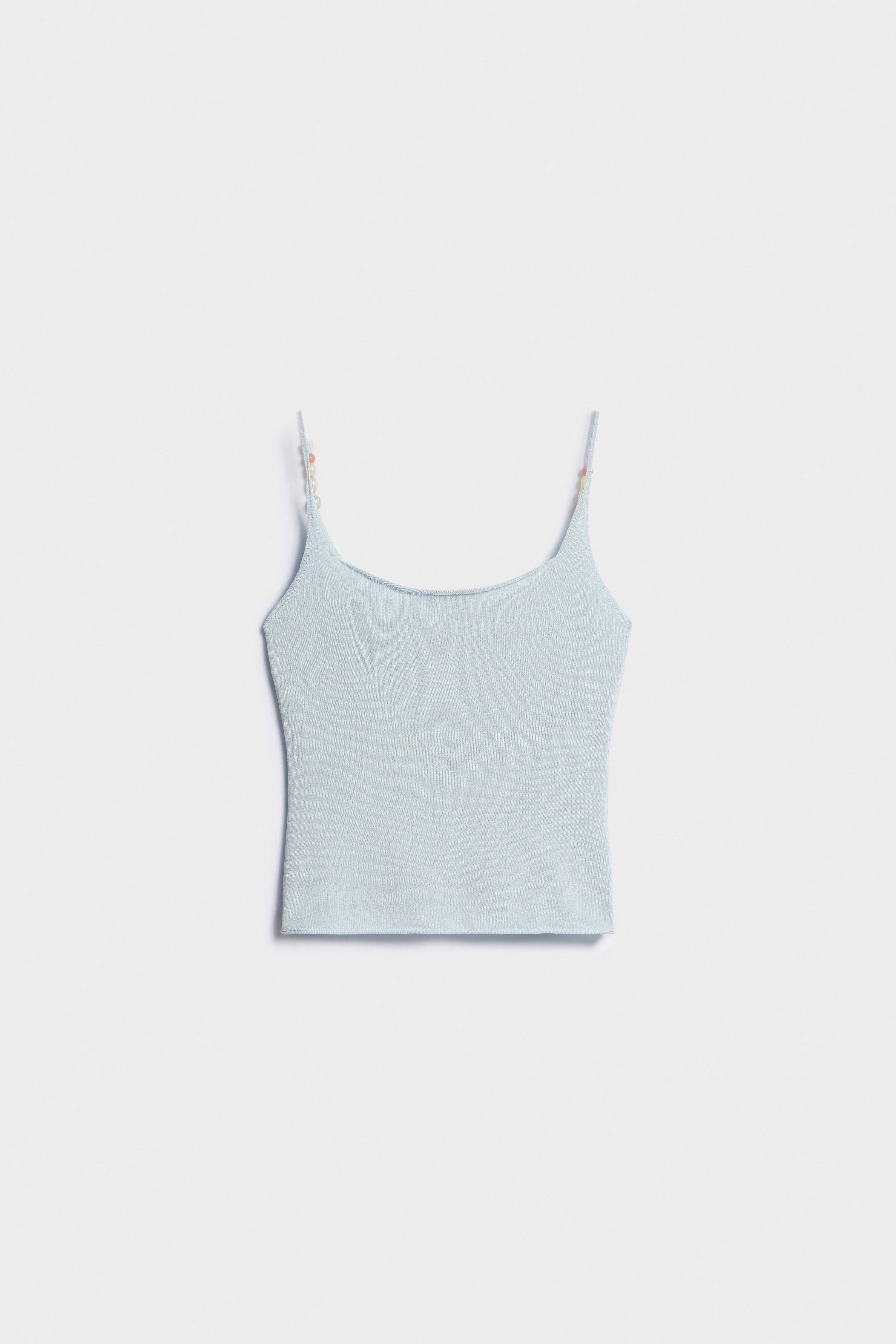 FINE-KNIT VISCOSE-LINEN TOP - Image 6
