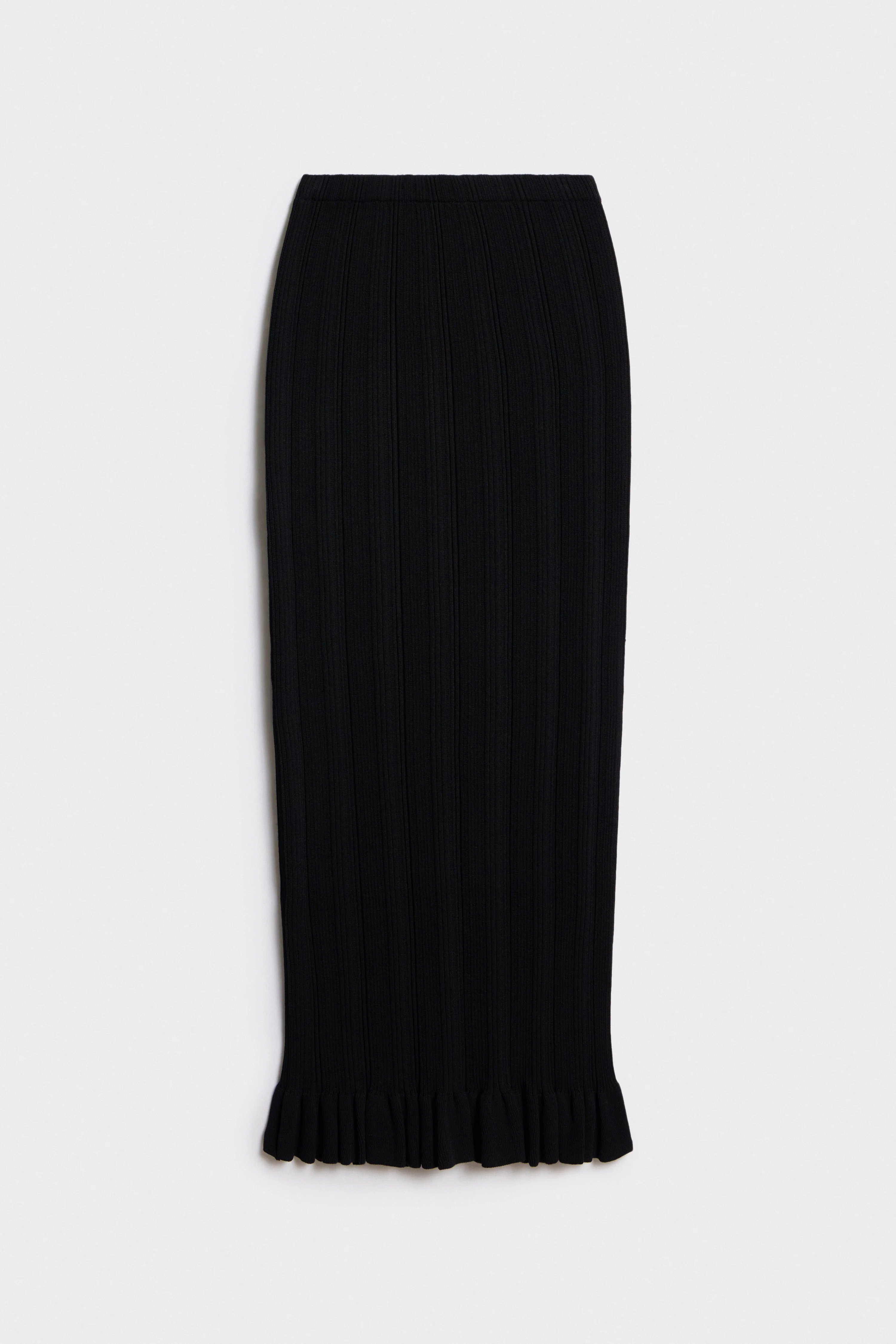 FINE-KNIT VISCOSE-LYOCELL SKIRT - Image 4