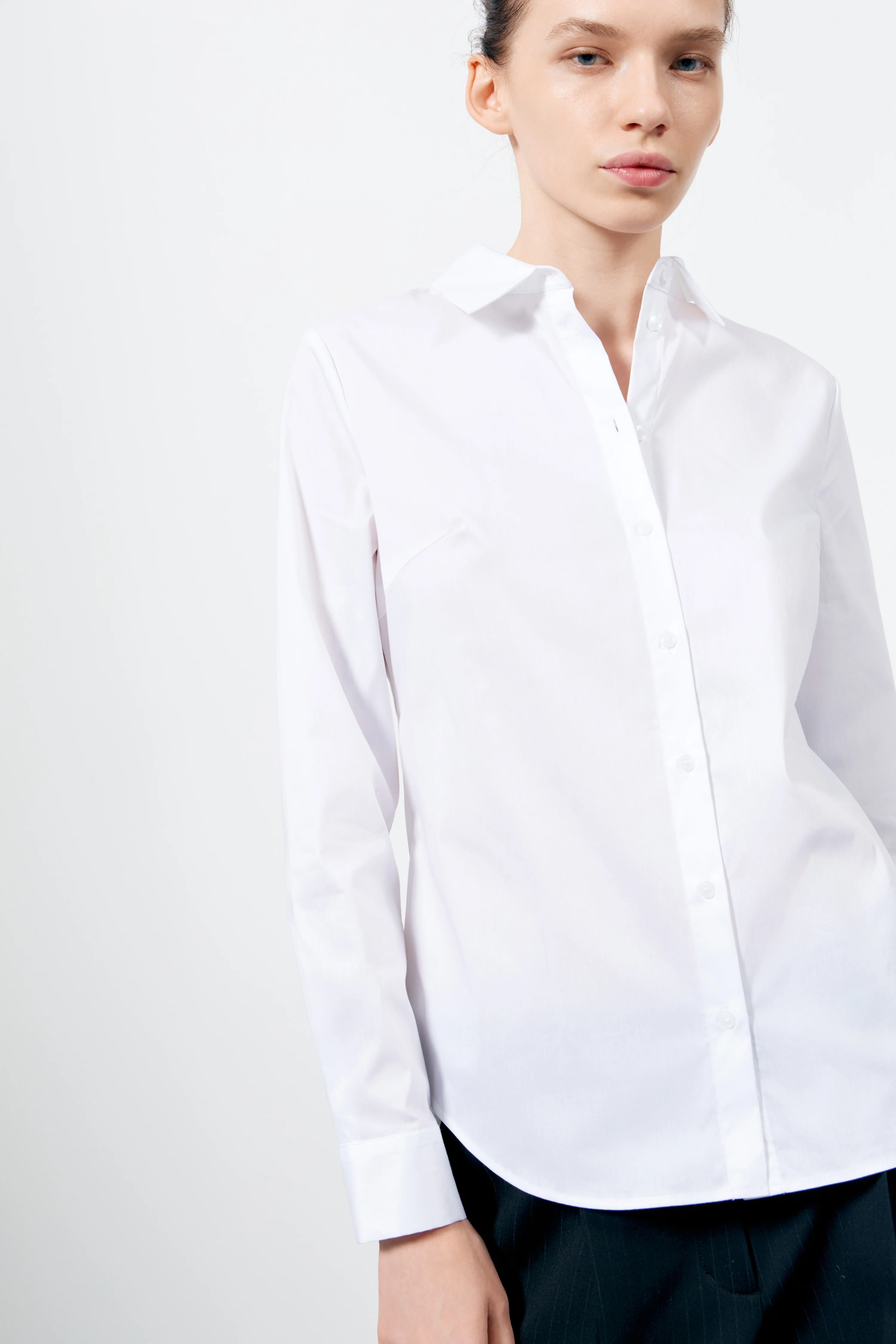 FITTED BASIC SHIRT - Image 3