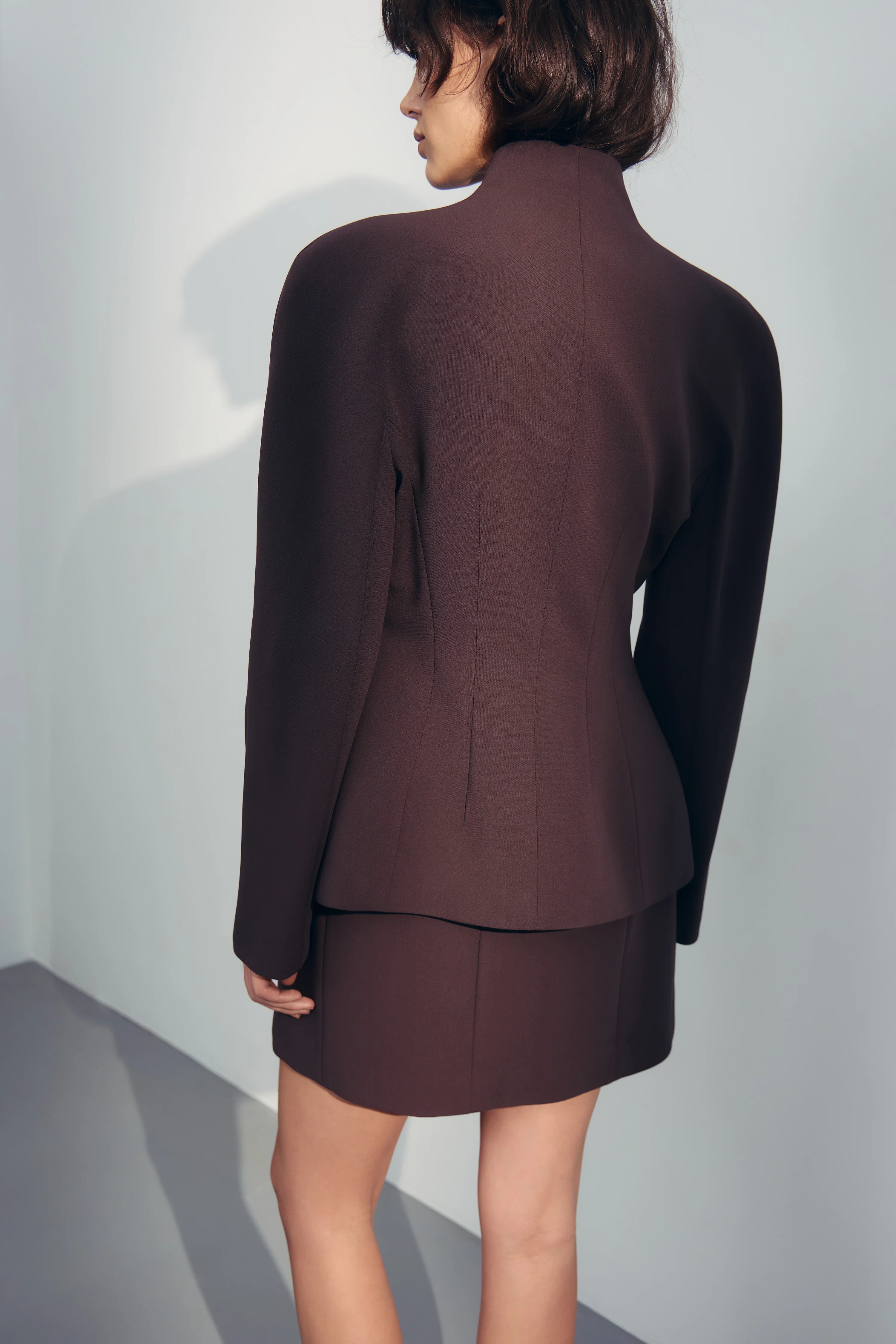 FITTED BROOCH-DETAL BLAZER - Image 4