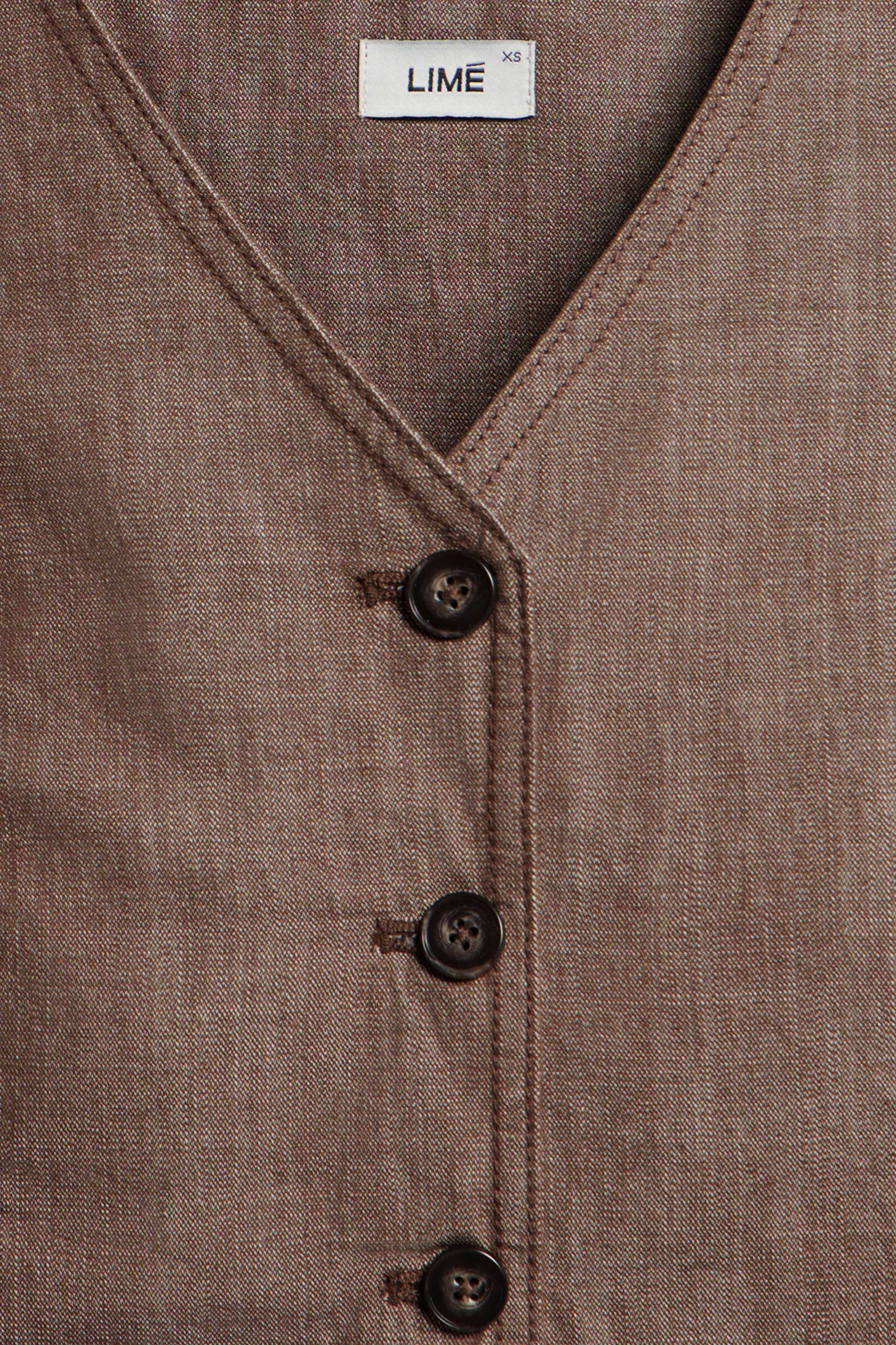 FITTED DENIM TOP - Image 7