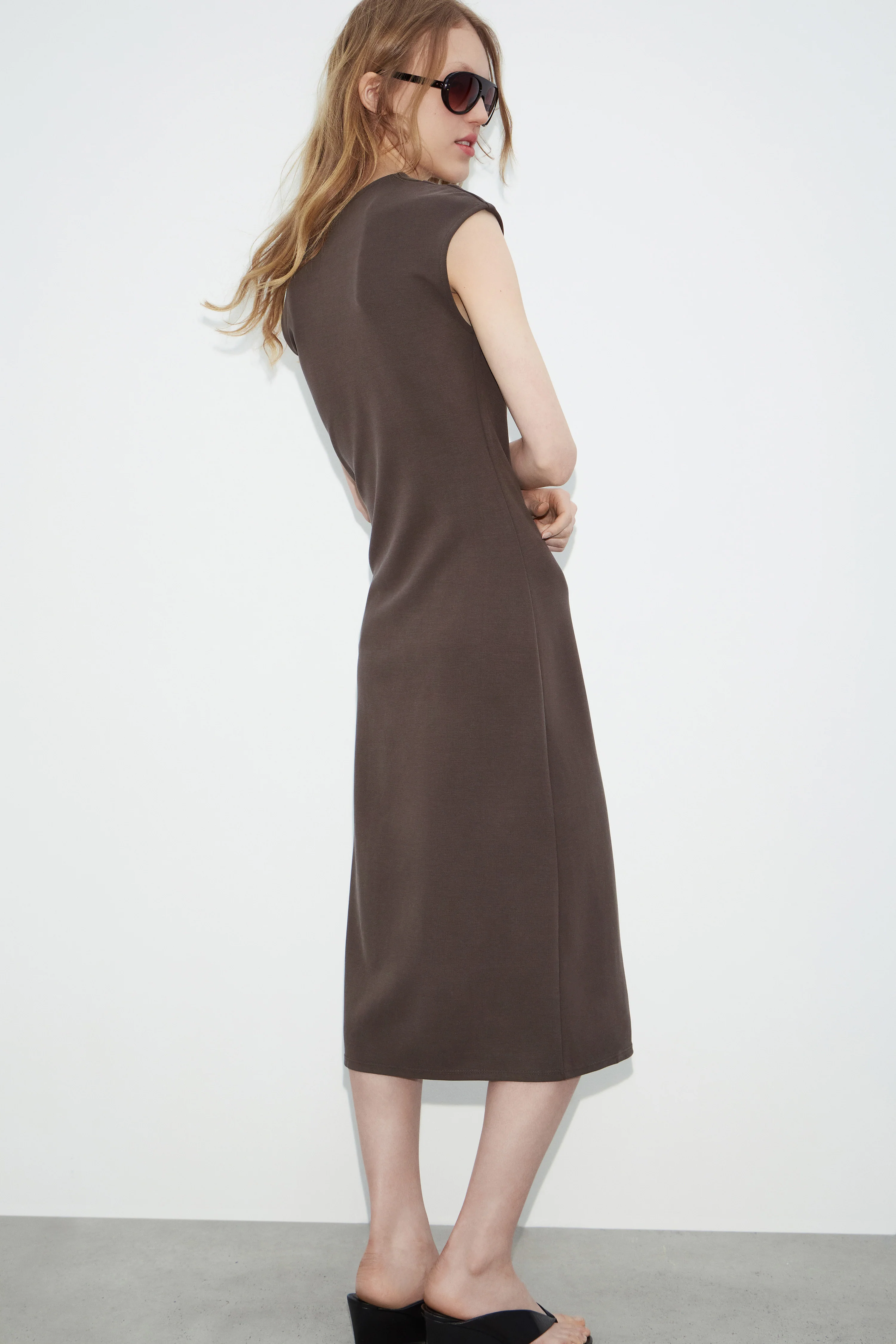 FITTED DRESS IN MODAL - Image 3