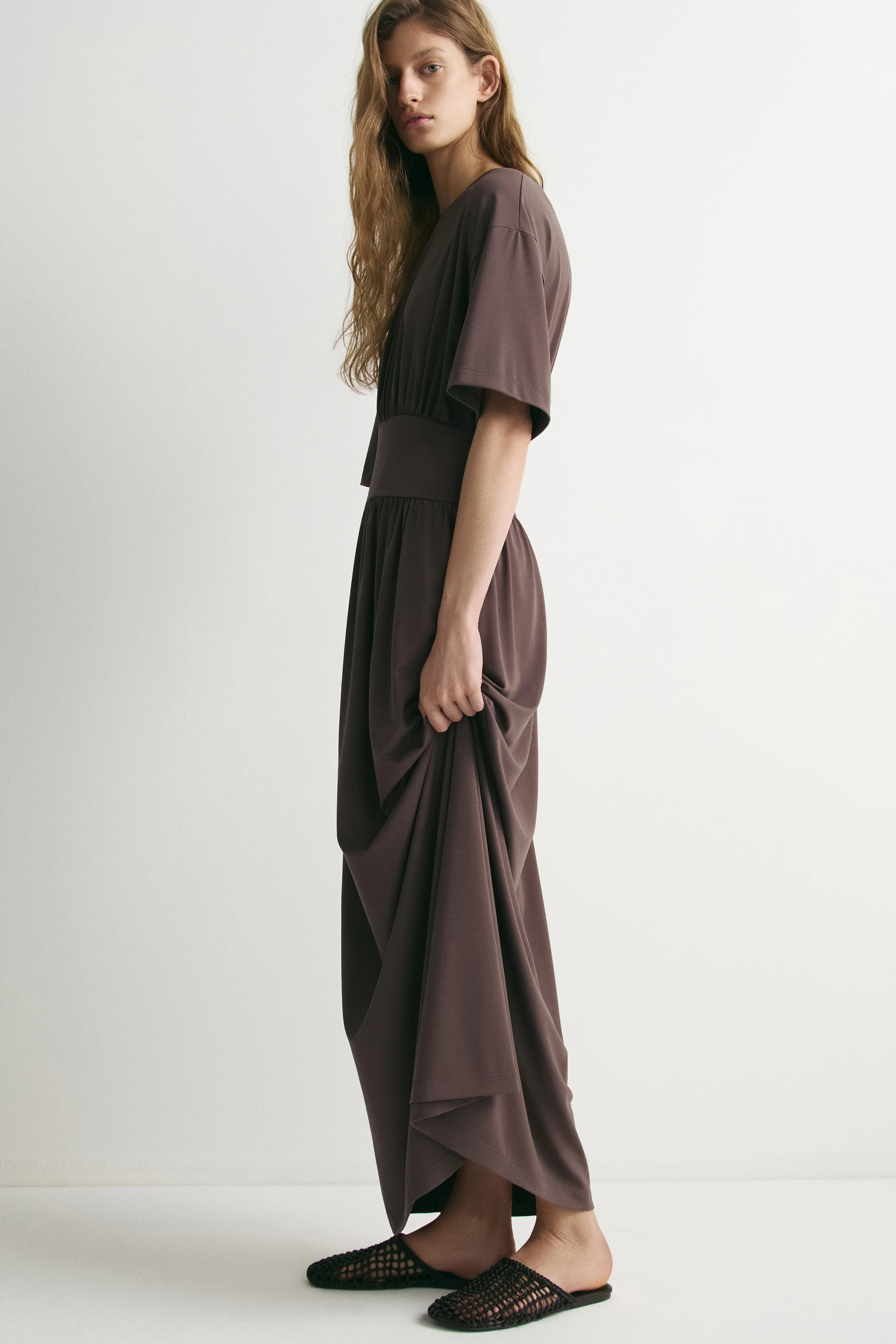 FITTED JERSEY DRESS