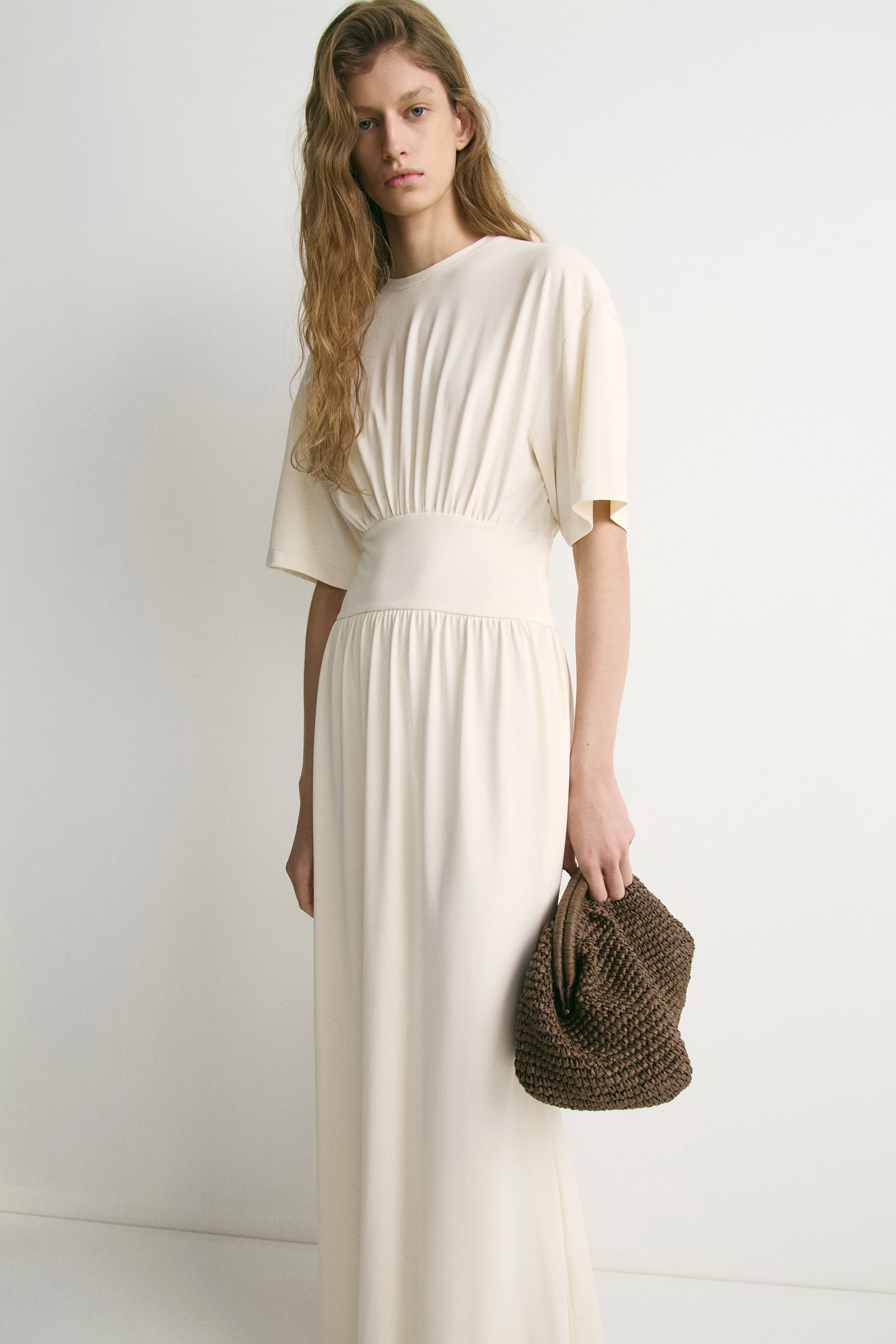 FITTED JERSEY DRESS