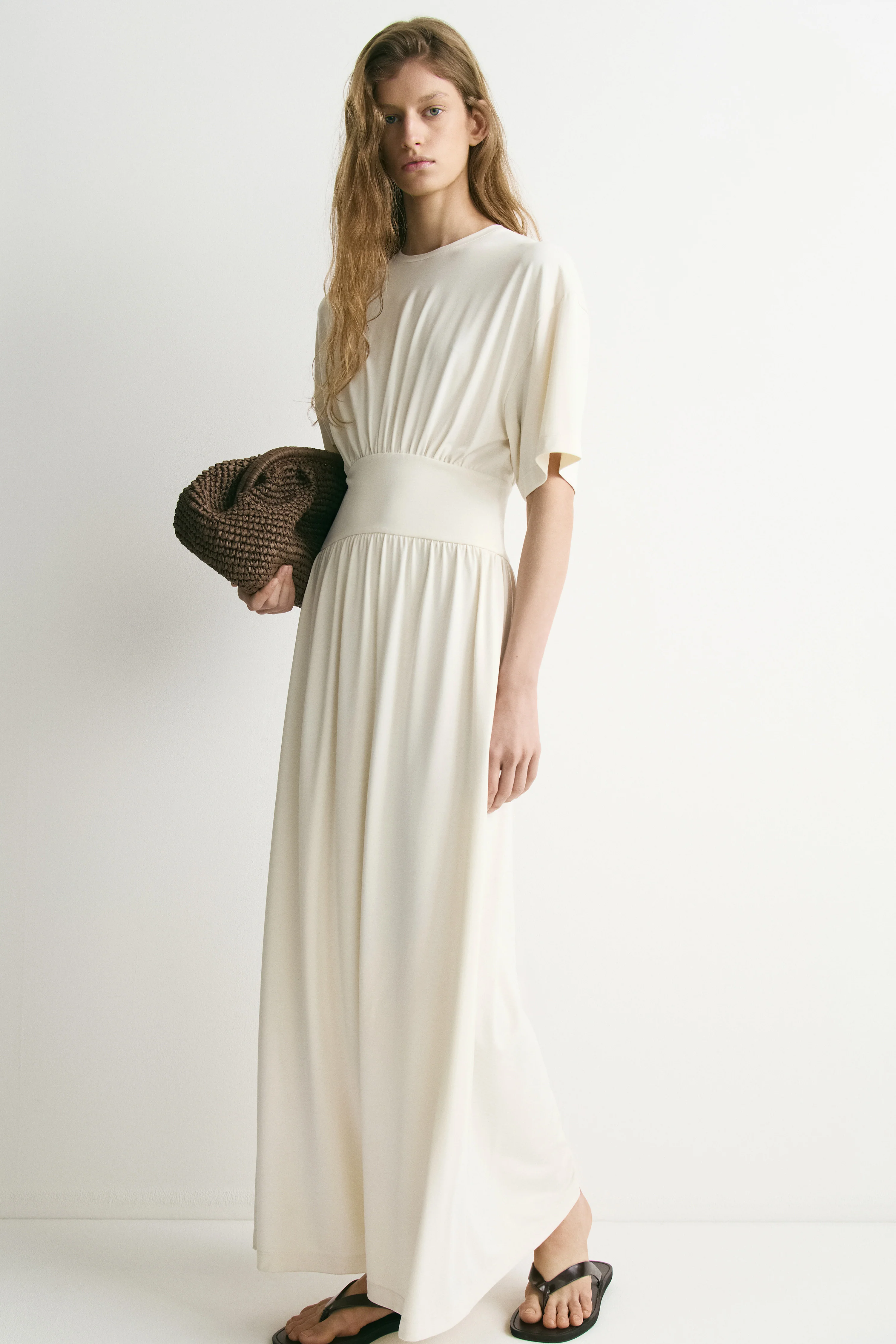 FITTED JERSEY DRESS - Image 2