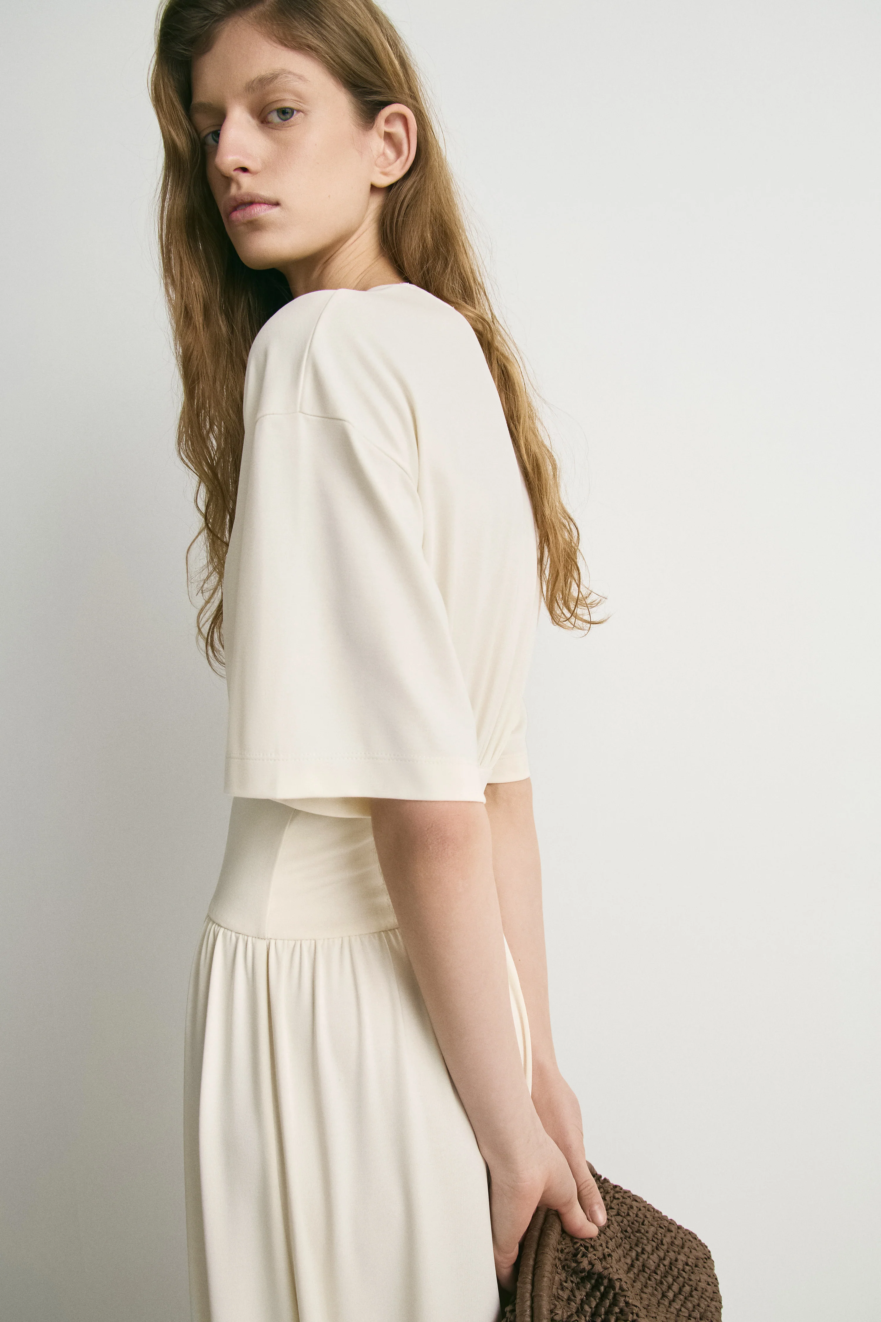 FITTED JERSEY DRESS - Image 3