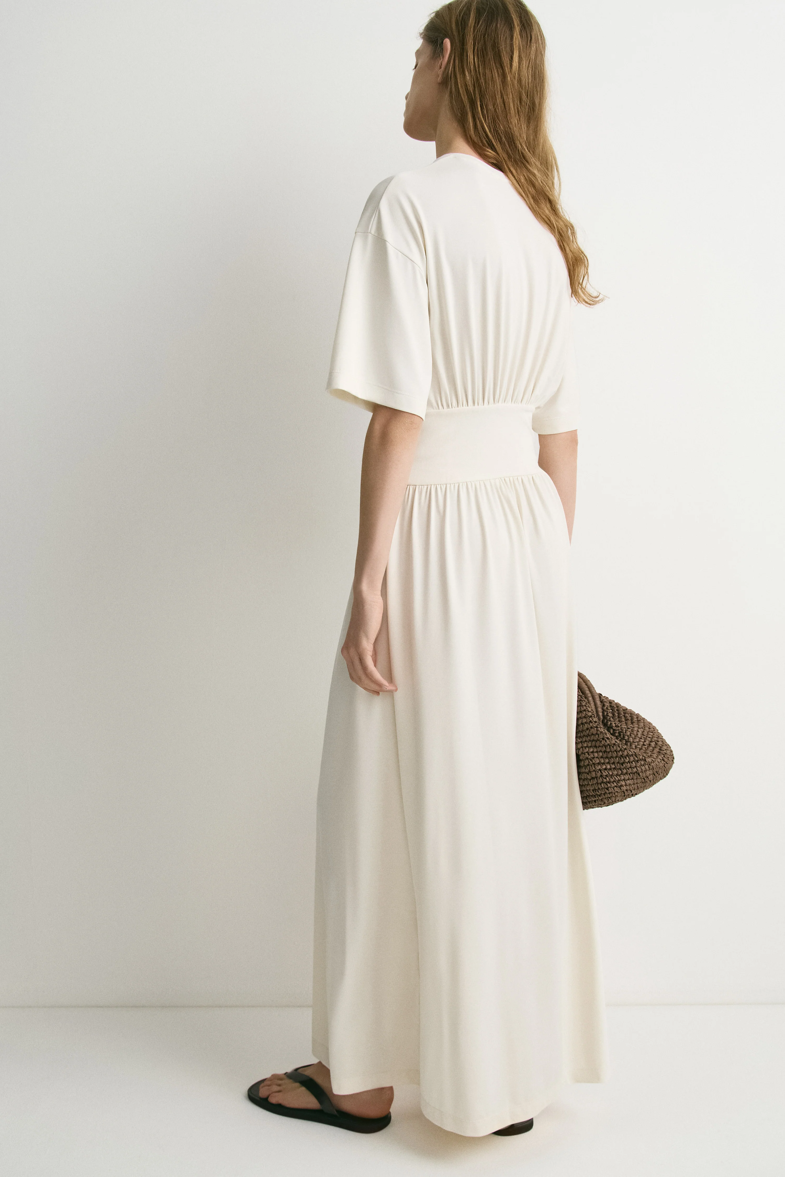 FITTED JERSEY DRESS - Image 5