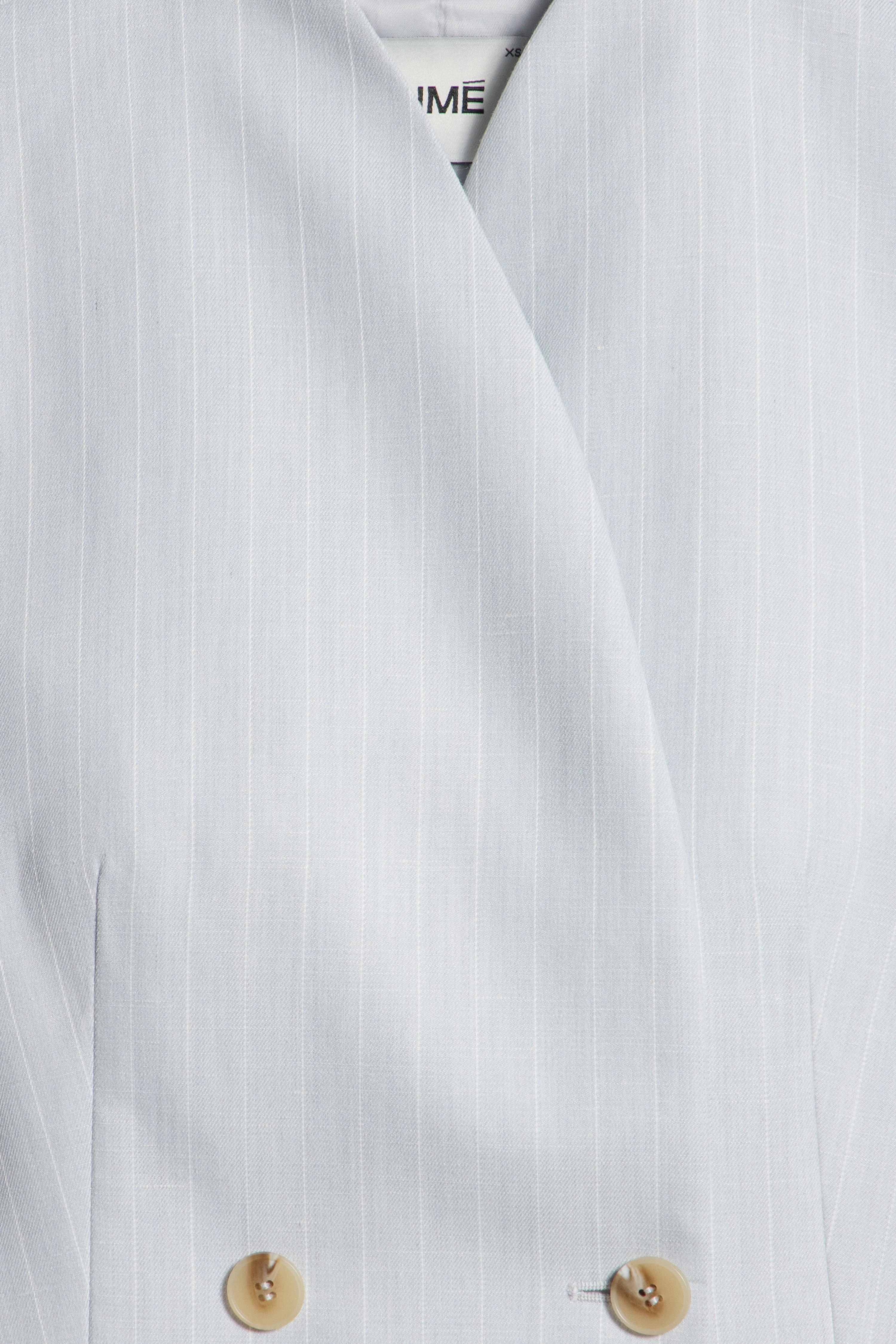 FITTED LINEN-BLEND WAISTCOAT - Image 6