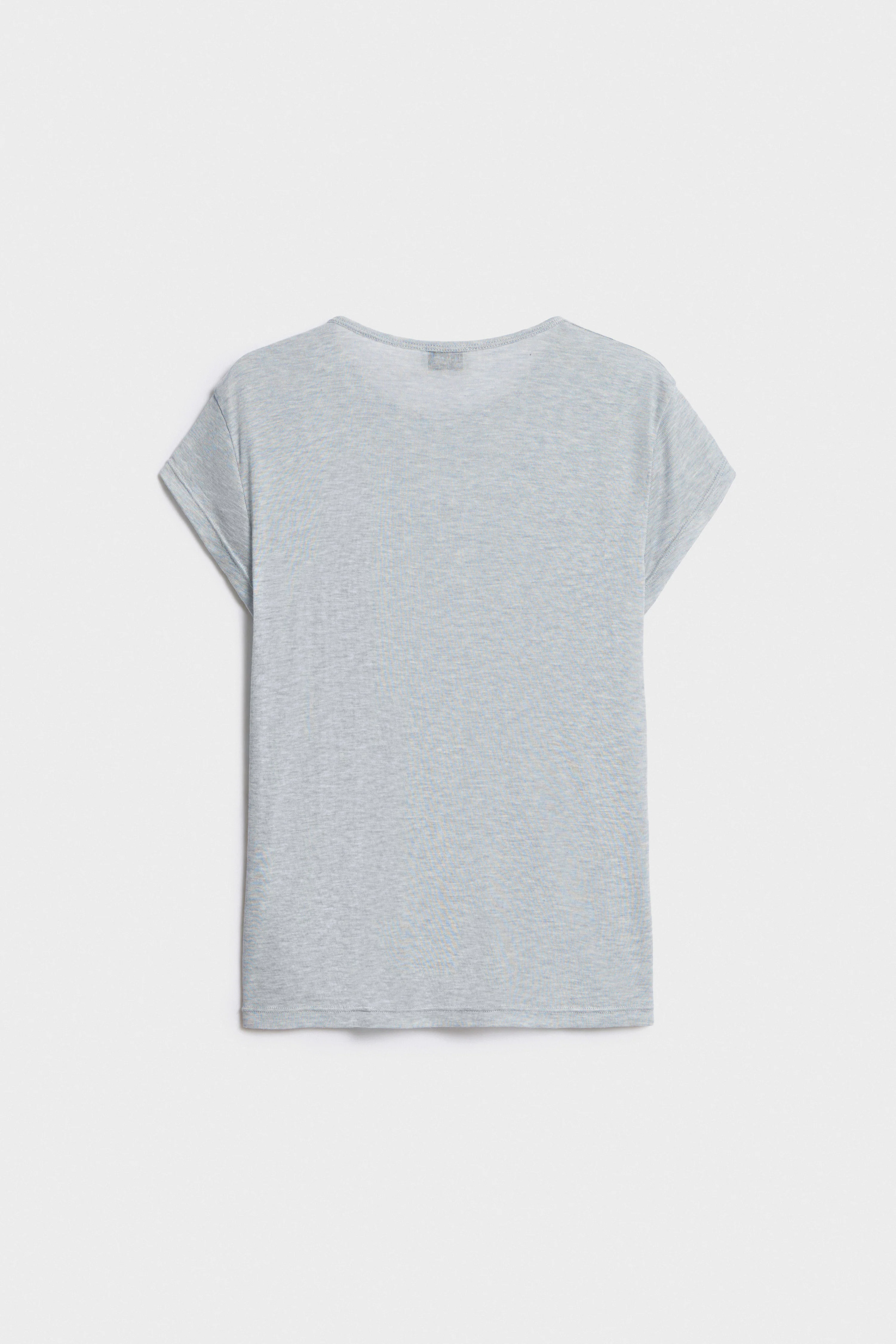 FITTED LYOCELL-WOOL T-SHIRT - Image 5