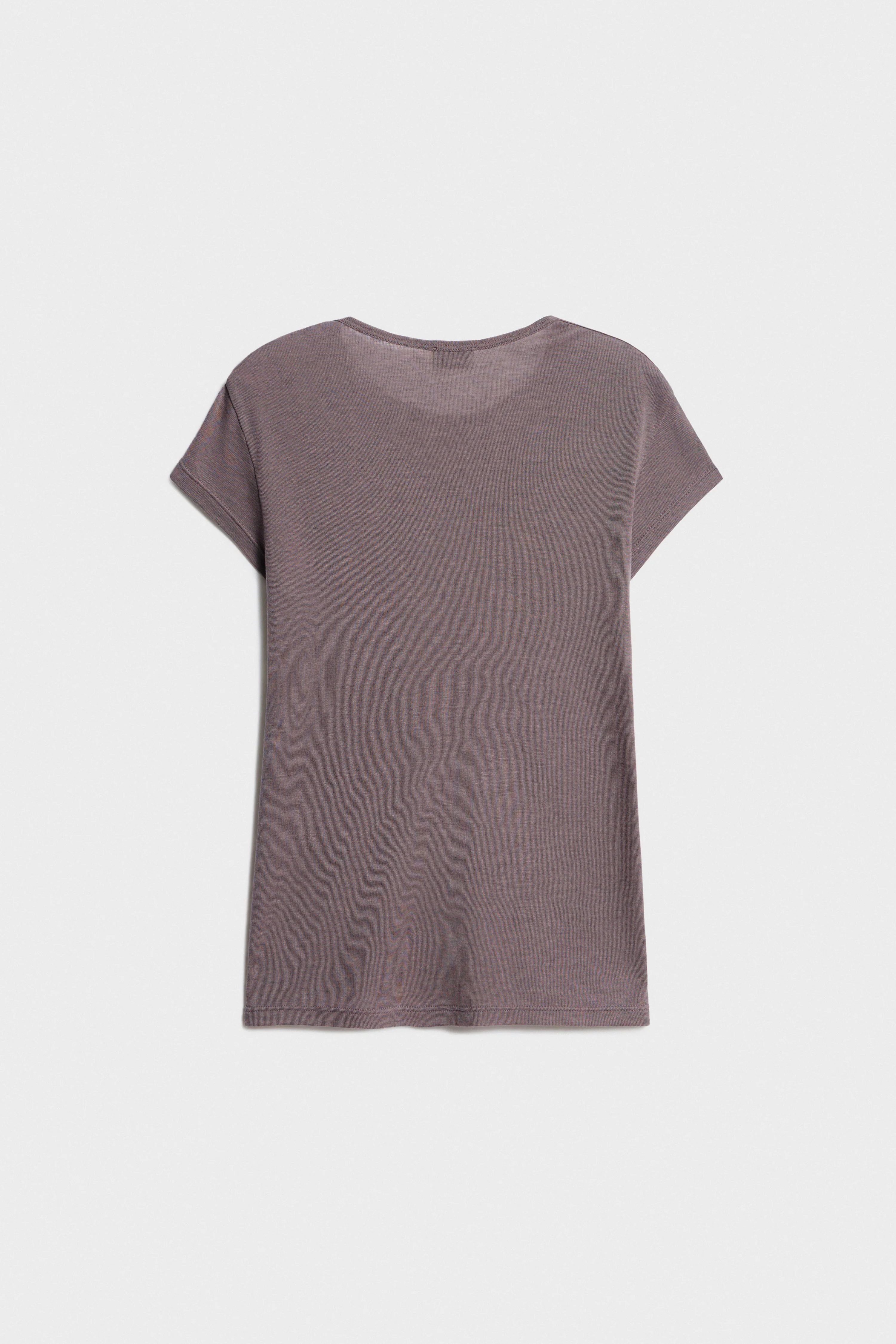 FITTED LYOCELL-WOOL T-SHIRT - Image 6