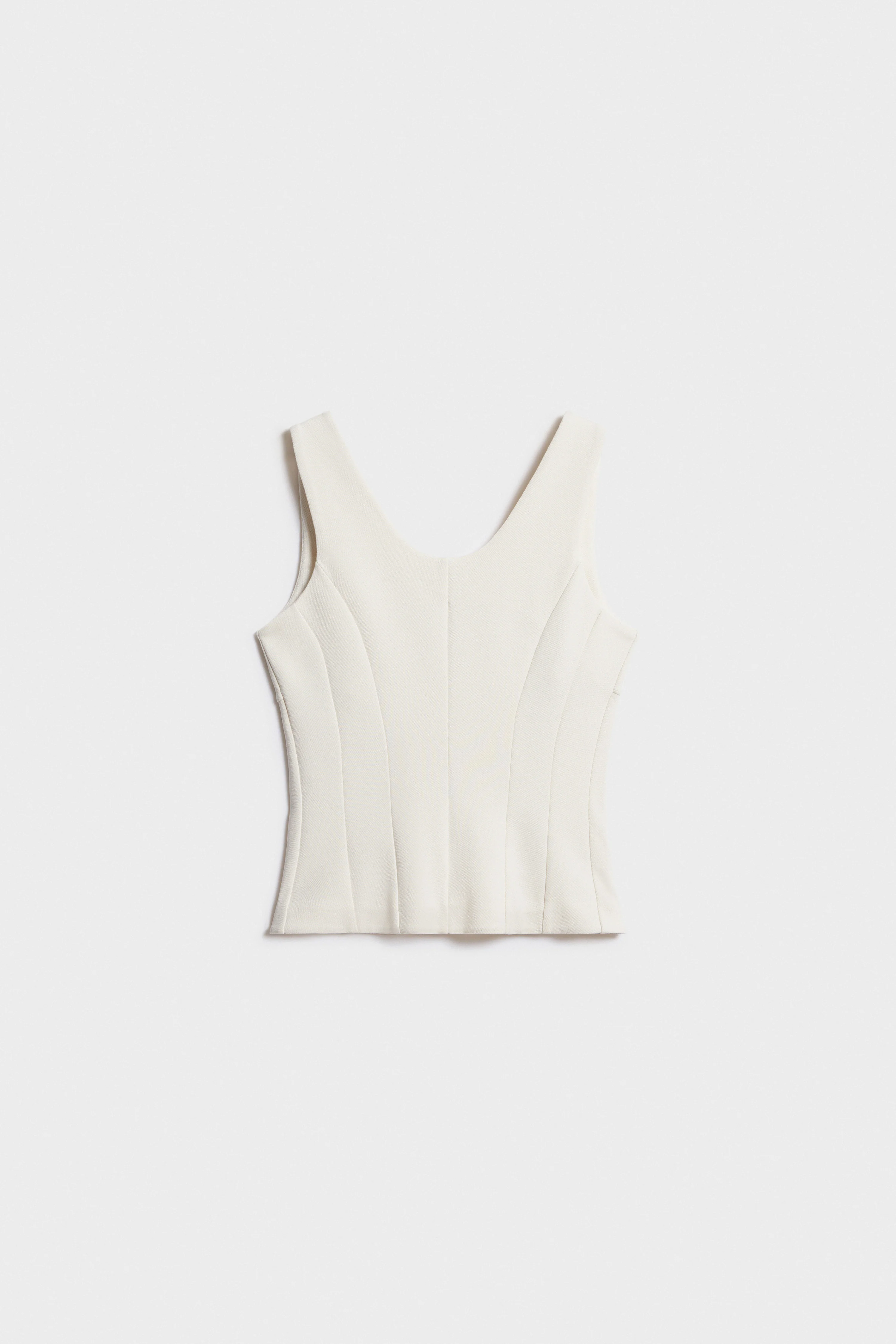 FITTED METAL-BUTTON COTTON WAISTCOAT - Image 5