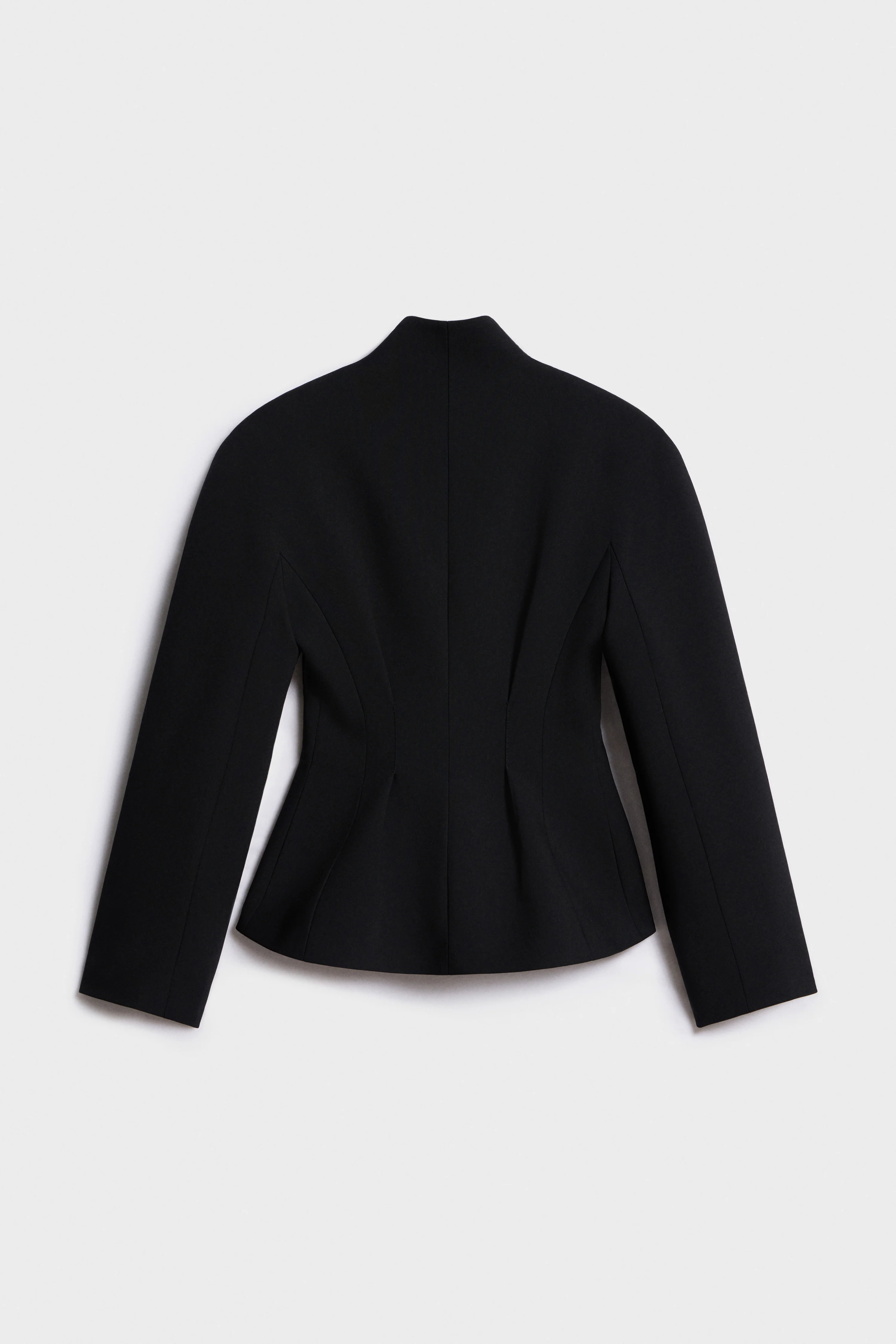 FITTED STAND-UP COLLAR BLAZER - Image 6