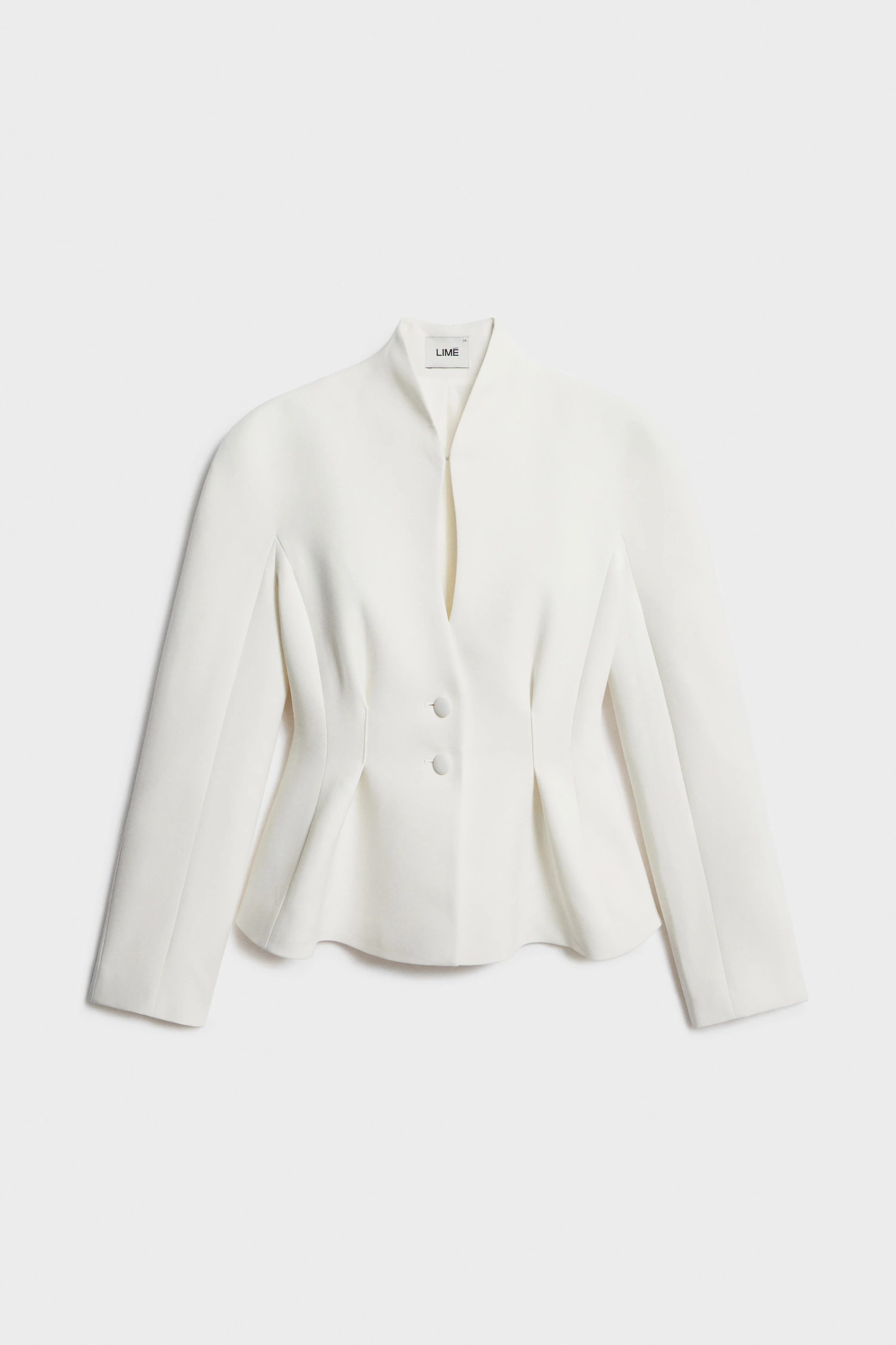 FITTED STAND-UP COLLAR BLAZER - Image 5