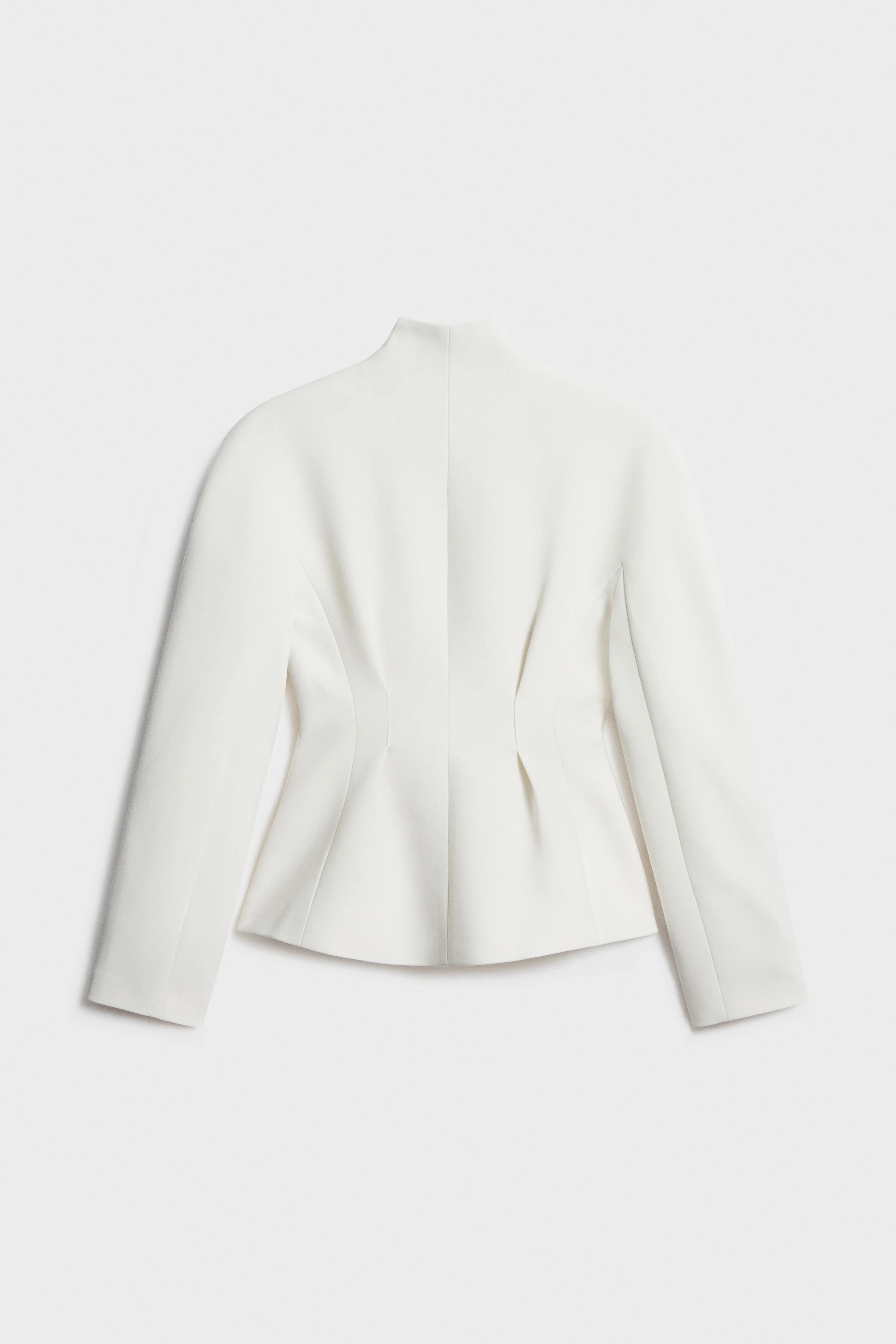 FITTED STAND-UP COLLAR BLAZER - Image 6