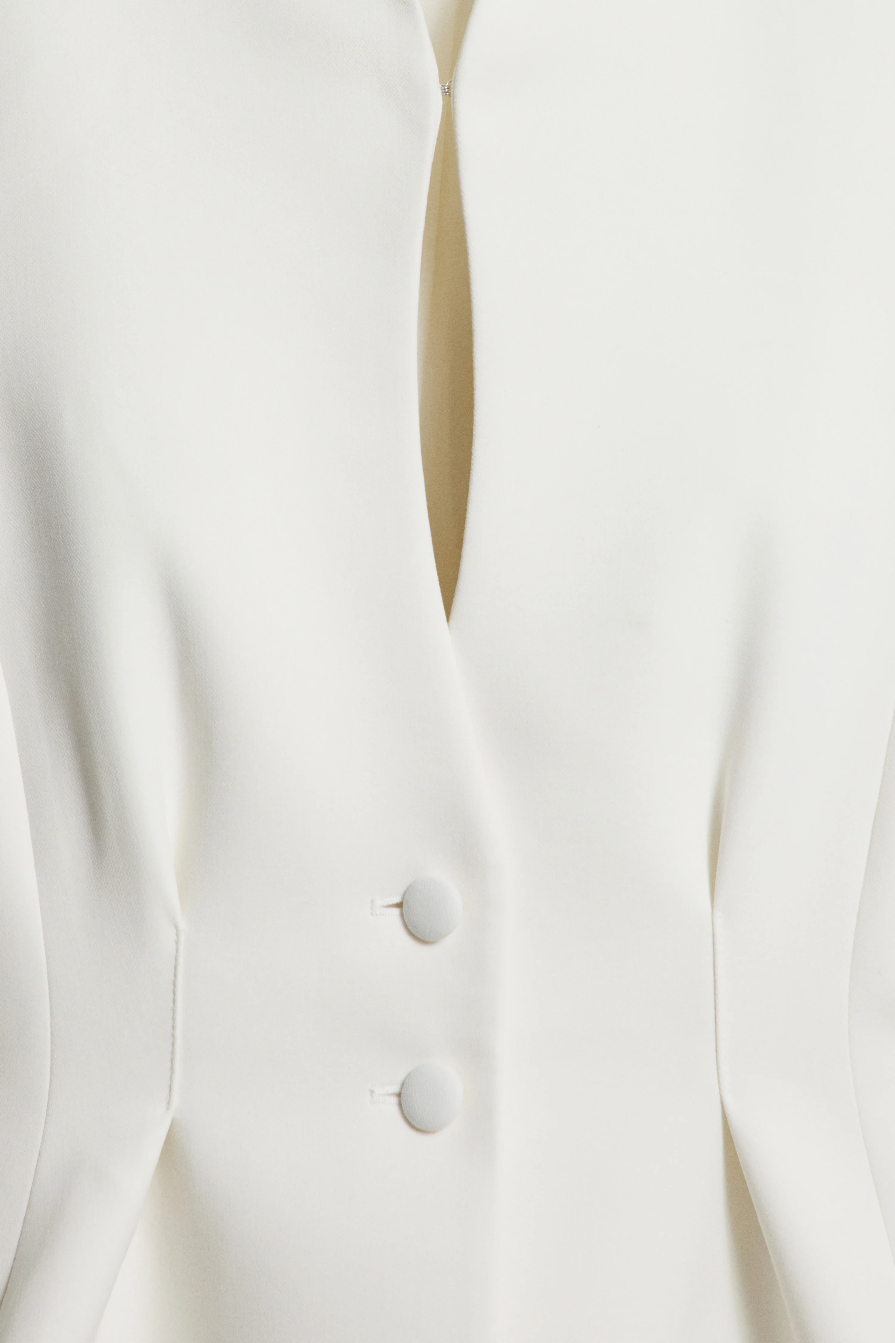 FITTED STAND-UP COLLAR BLAZER - Image 7