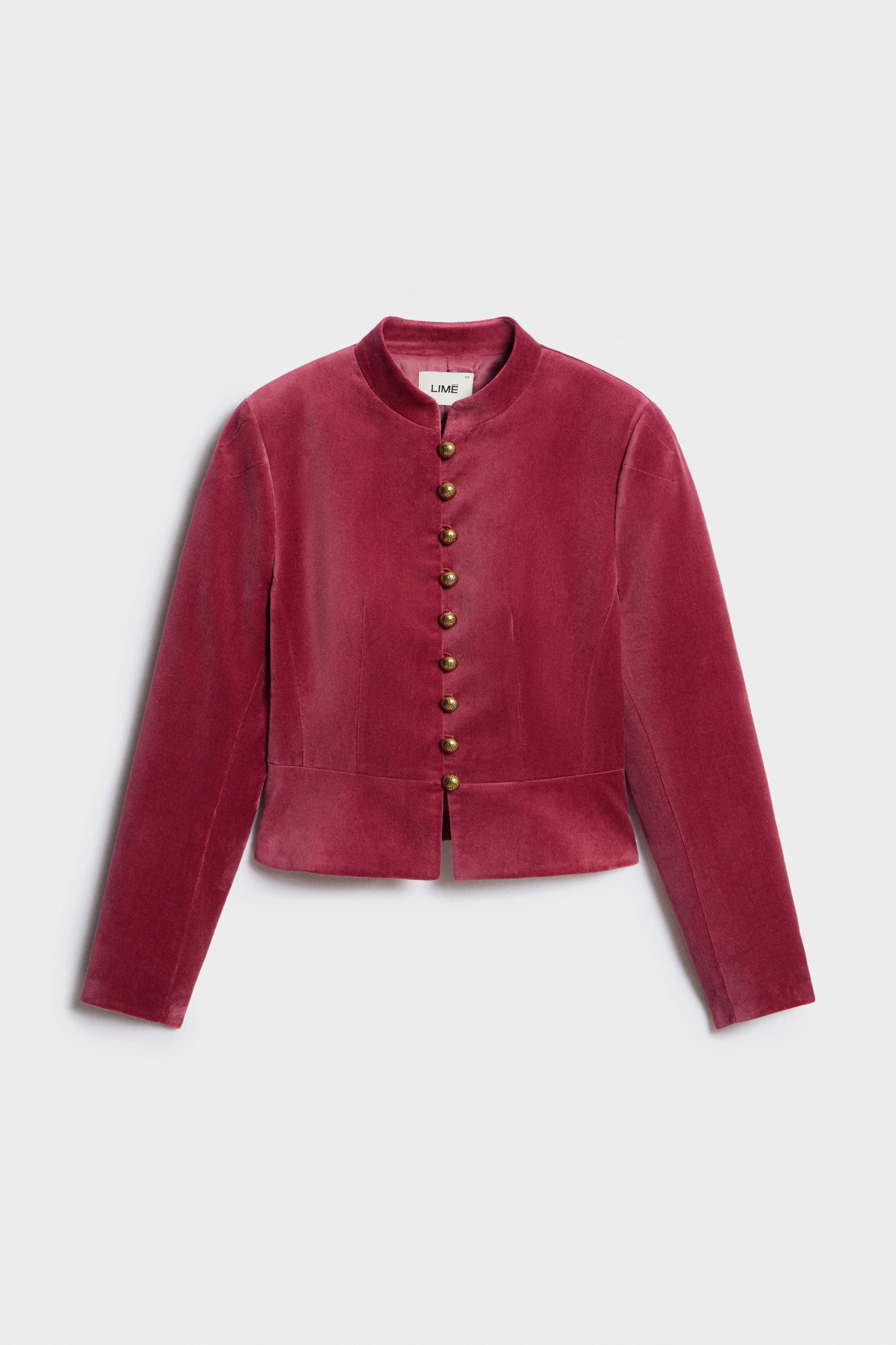 FITTED VELVET BLAZER - Image 6