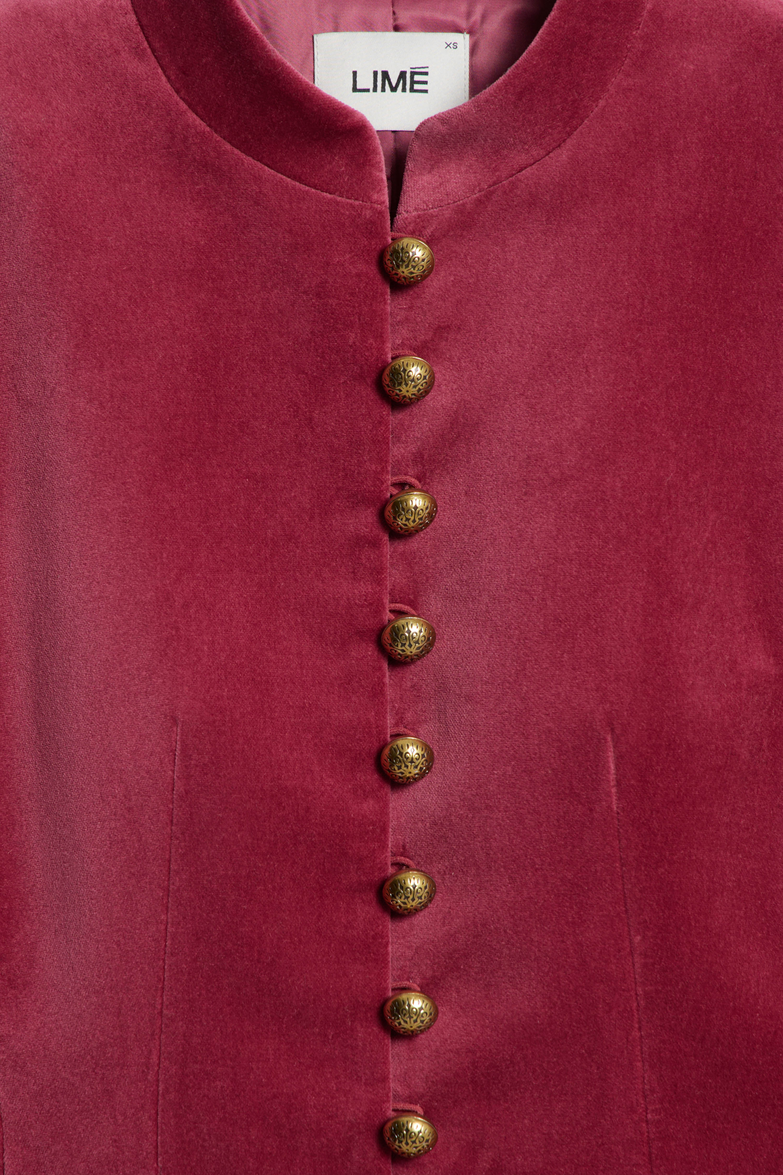 FITTED VELVET BLAZER - Image 7