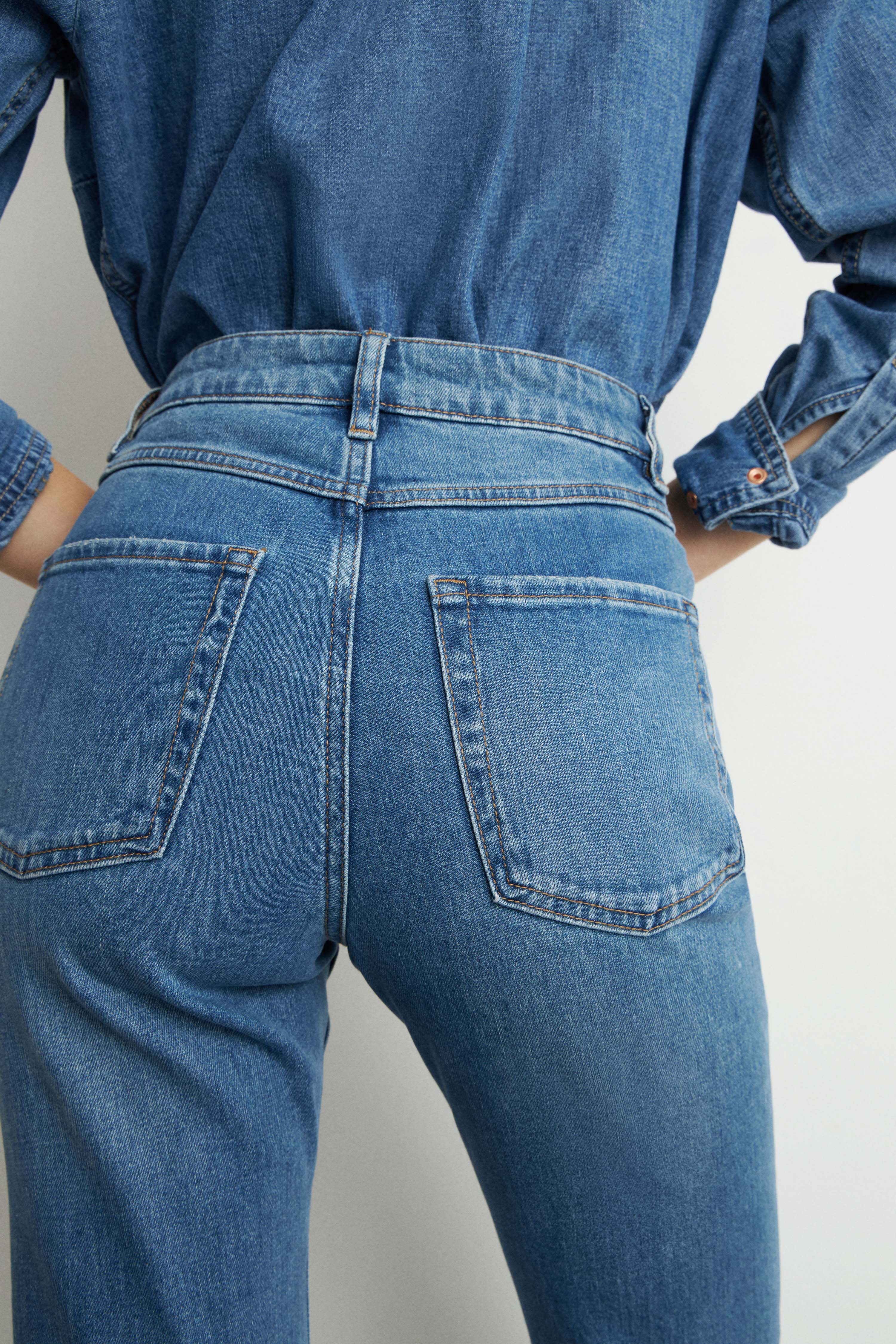FLARE HIGH-WAIST JEANS - Image 5