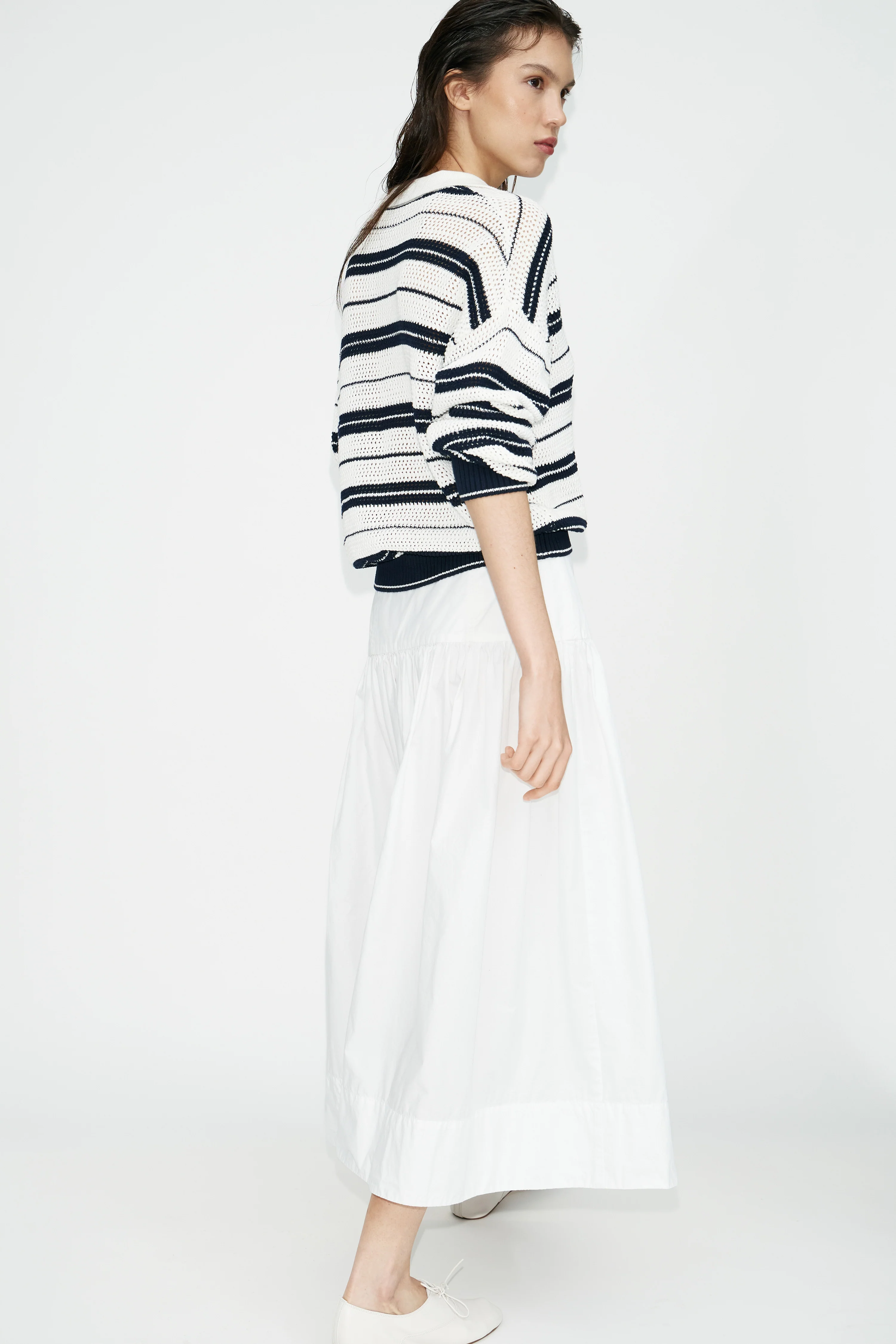 FLARED COTTON SKIRT - Image 3