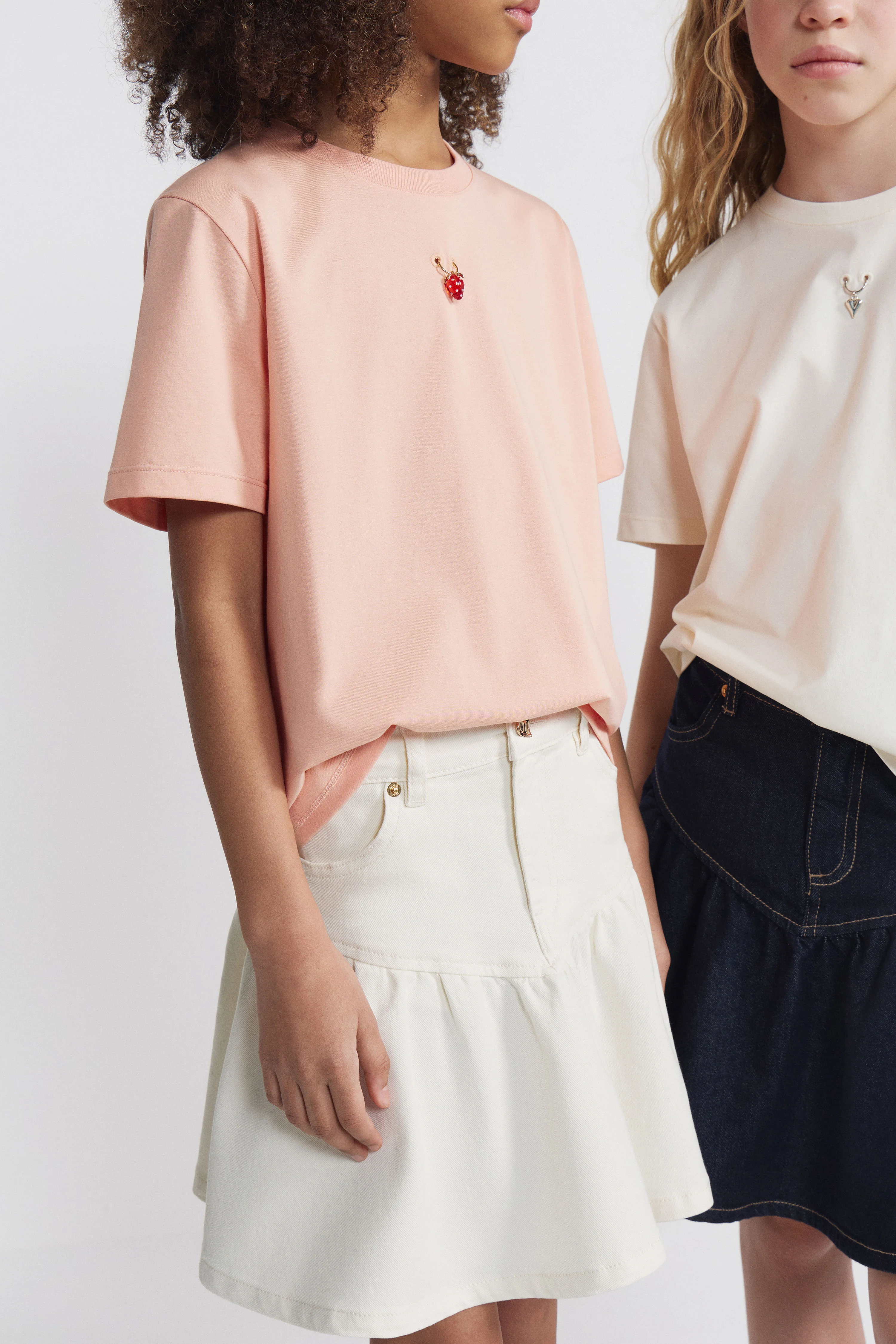 FLARED DENIM SKIRT - Image 4