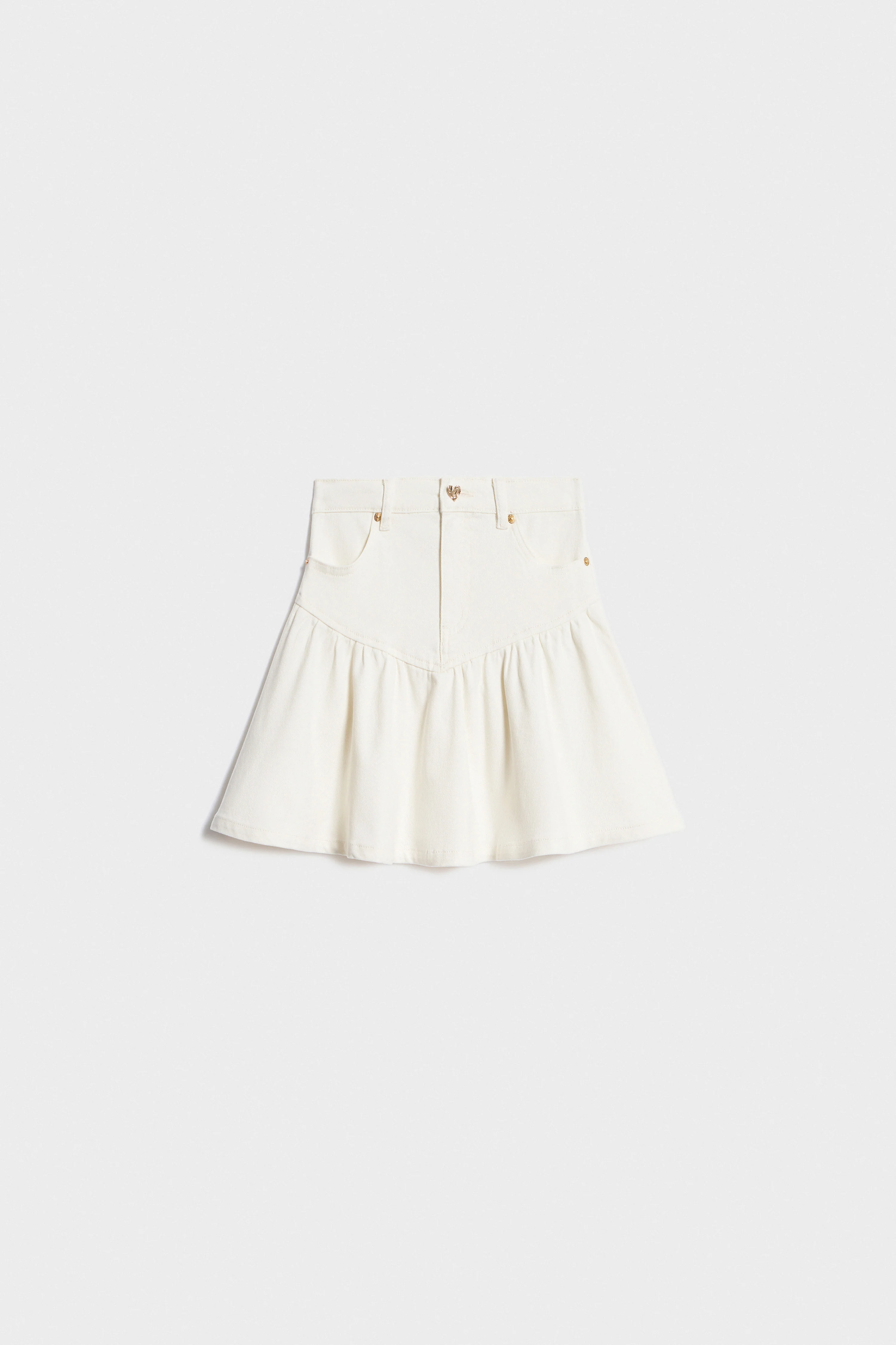 FLARED DENIM SKIRT - Image 5