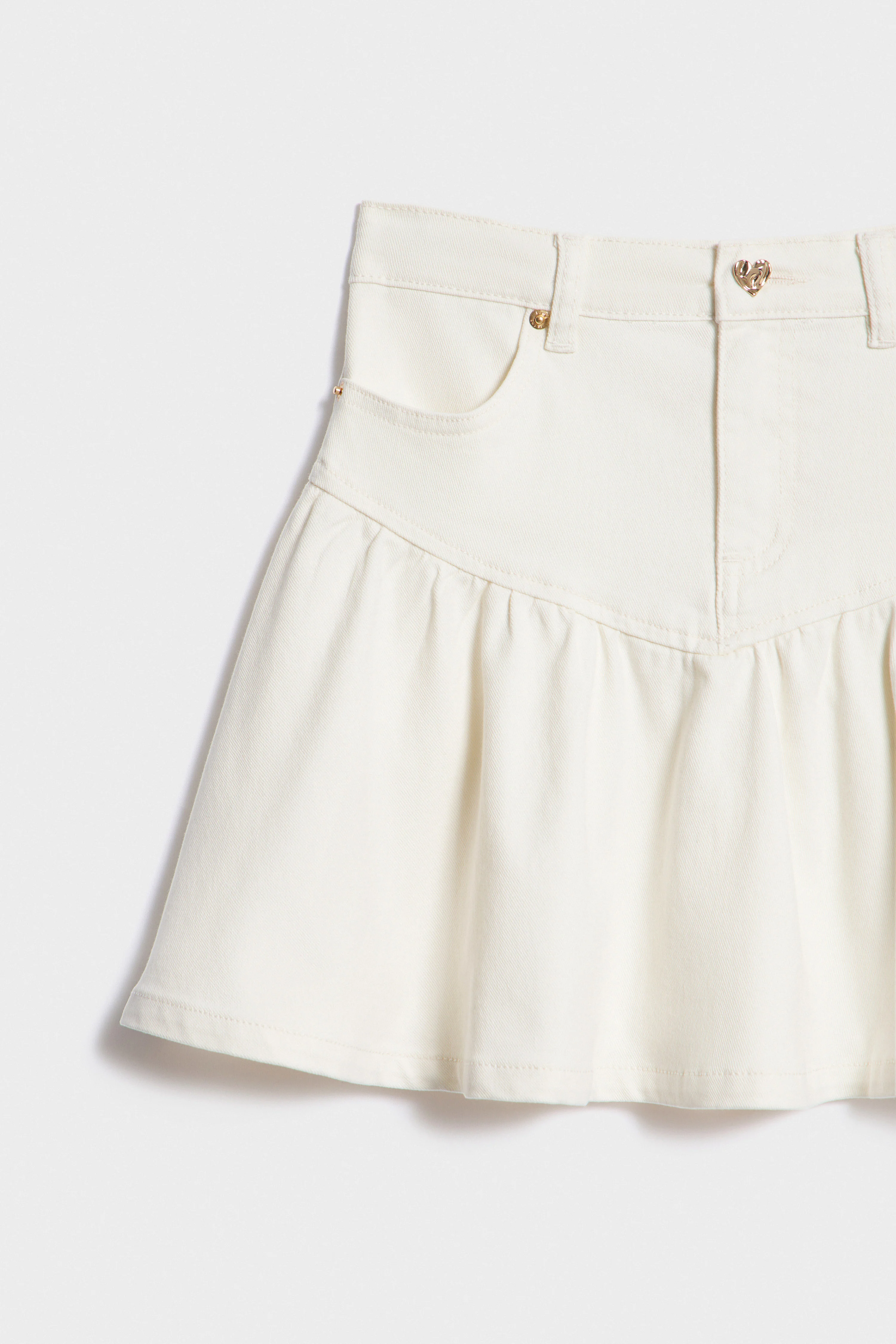 FLARED DENIM SKIRT - Image 7