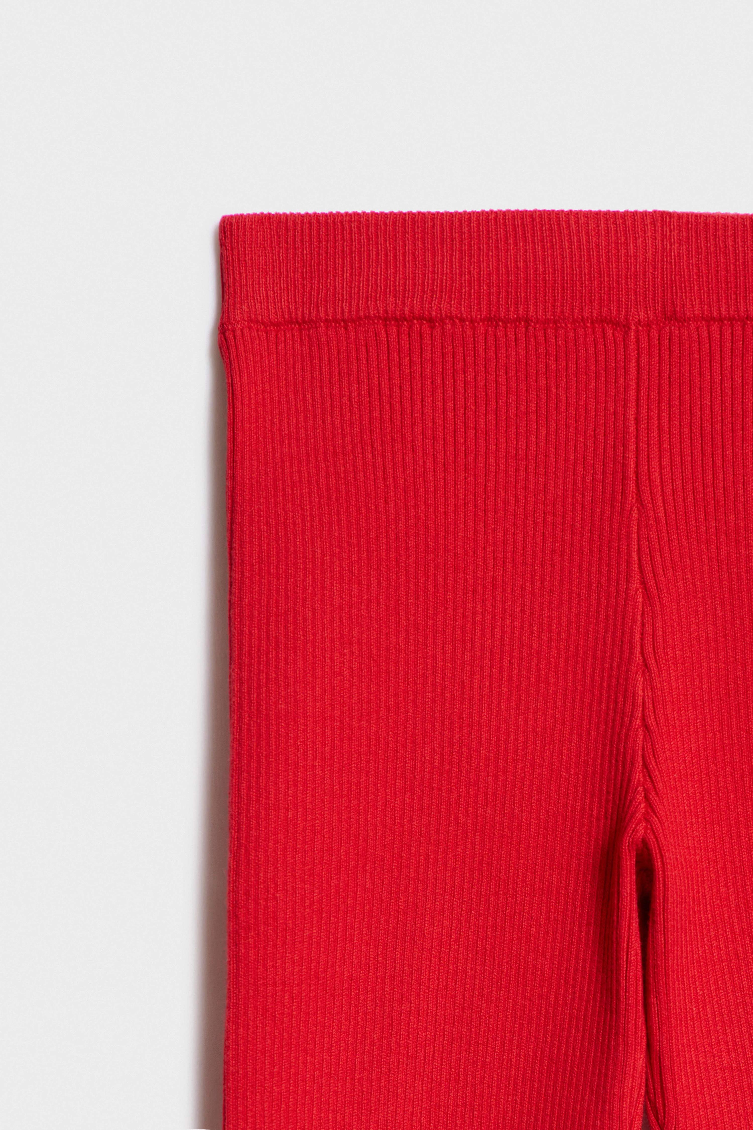 FLARED FINE-KNIT TROUSERS - Image 6
