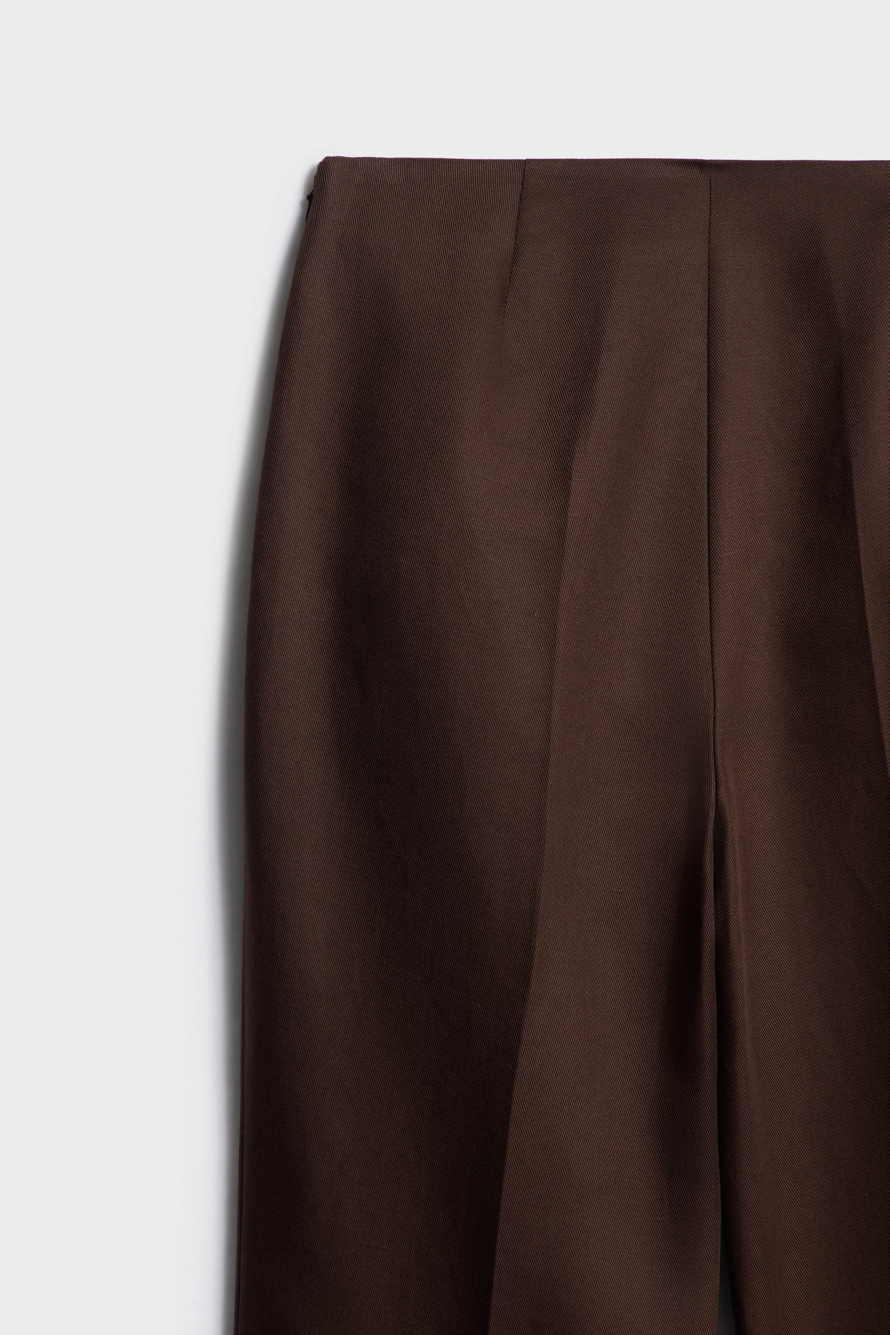 FLARED LINEN-COTTON TROUSERS - Image 6