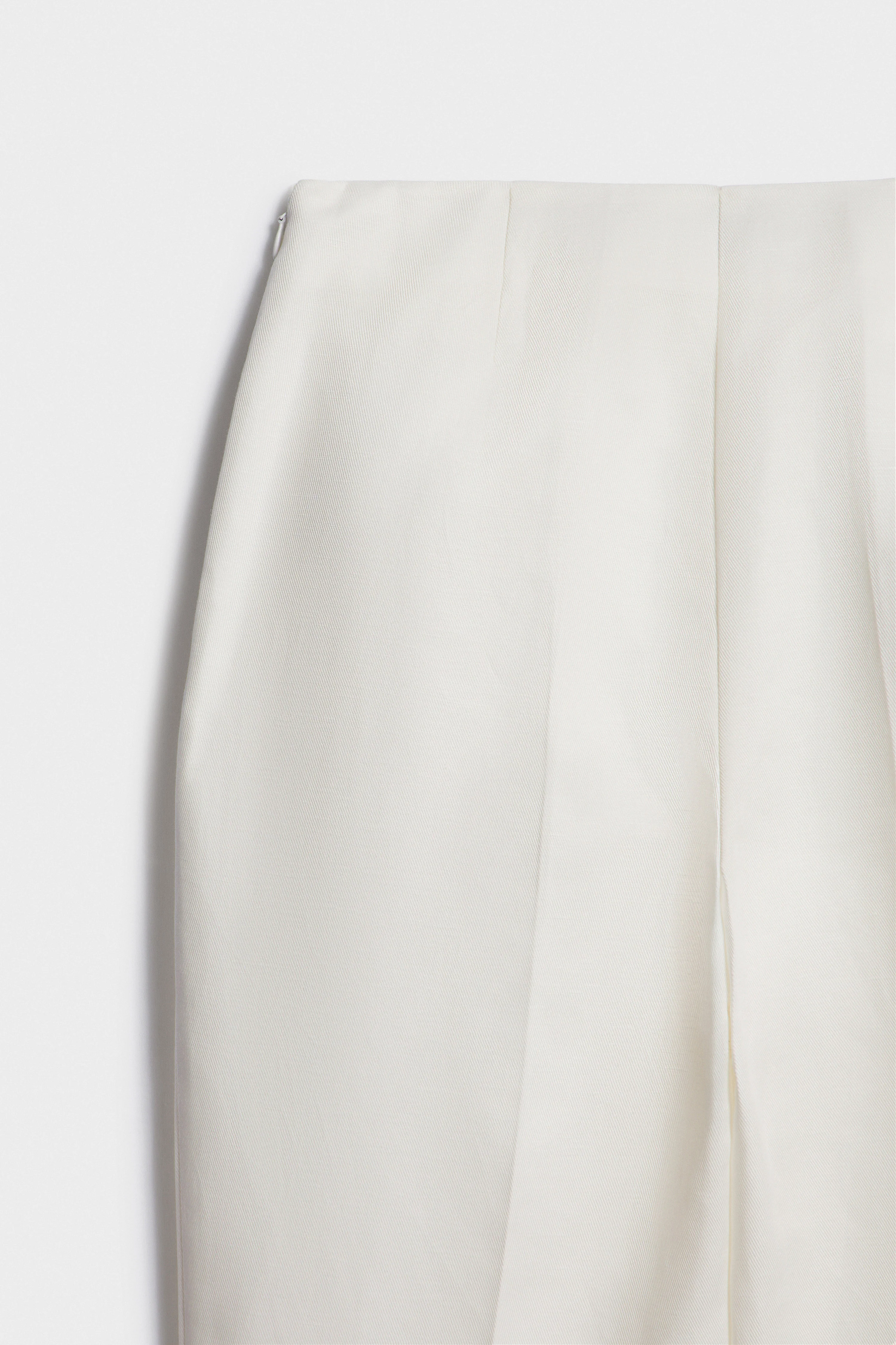 FLARED LINEN-COTTON TROUSERS - Image 7