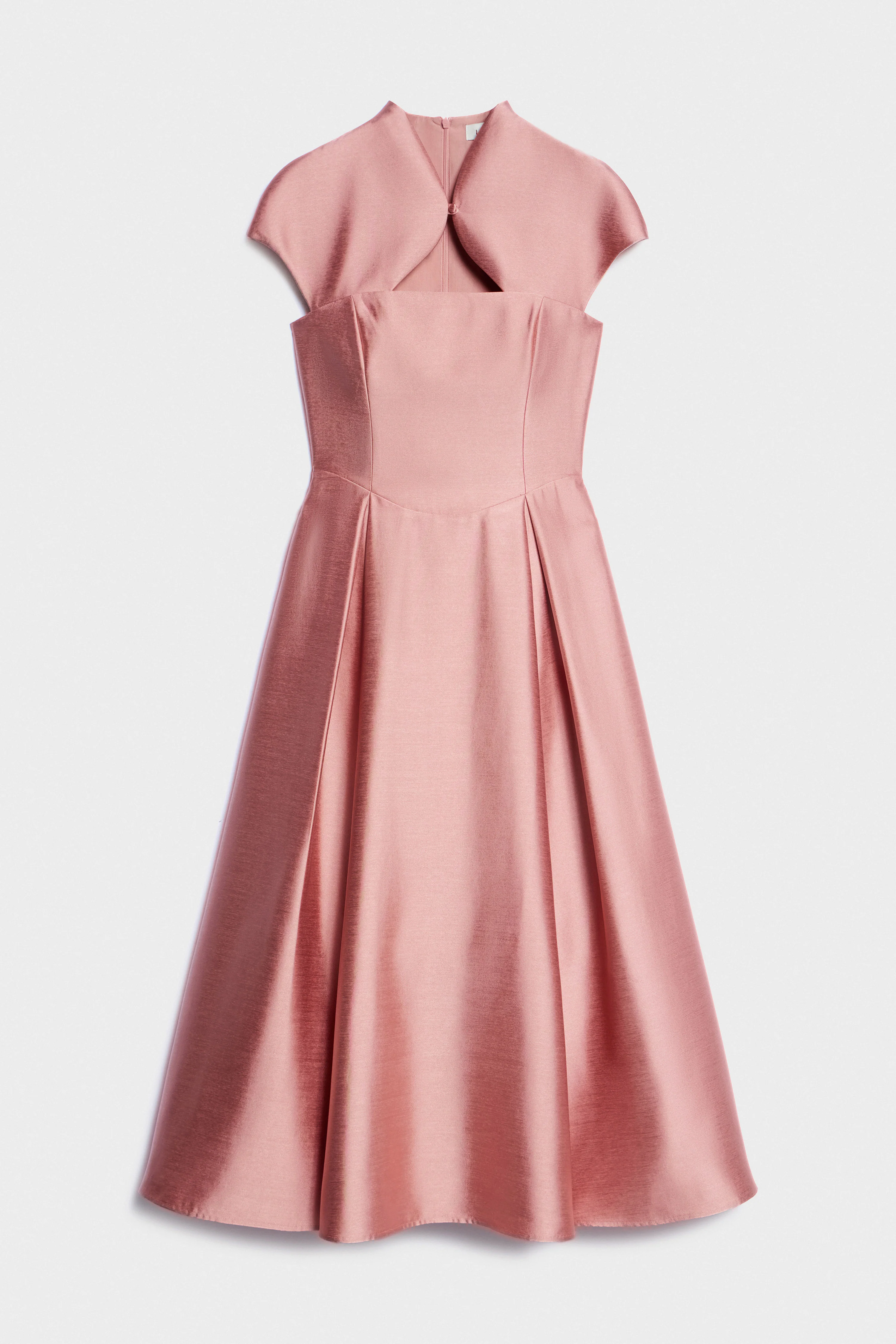 FLARED SKIRT MIDI DRESS - Image 4