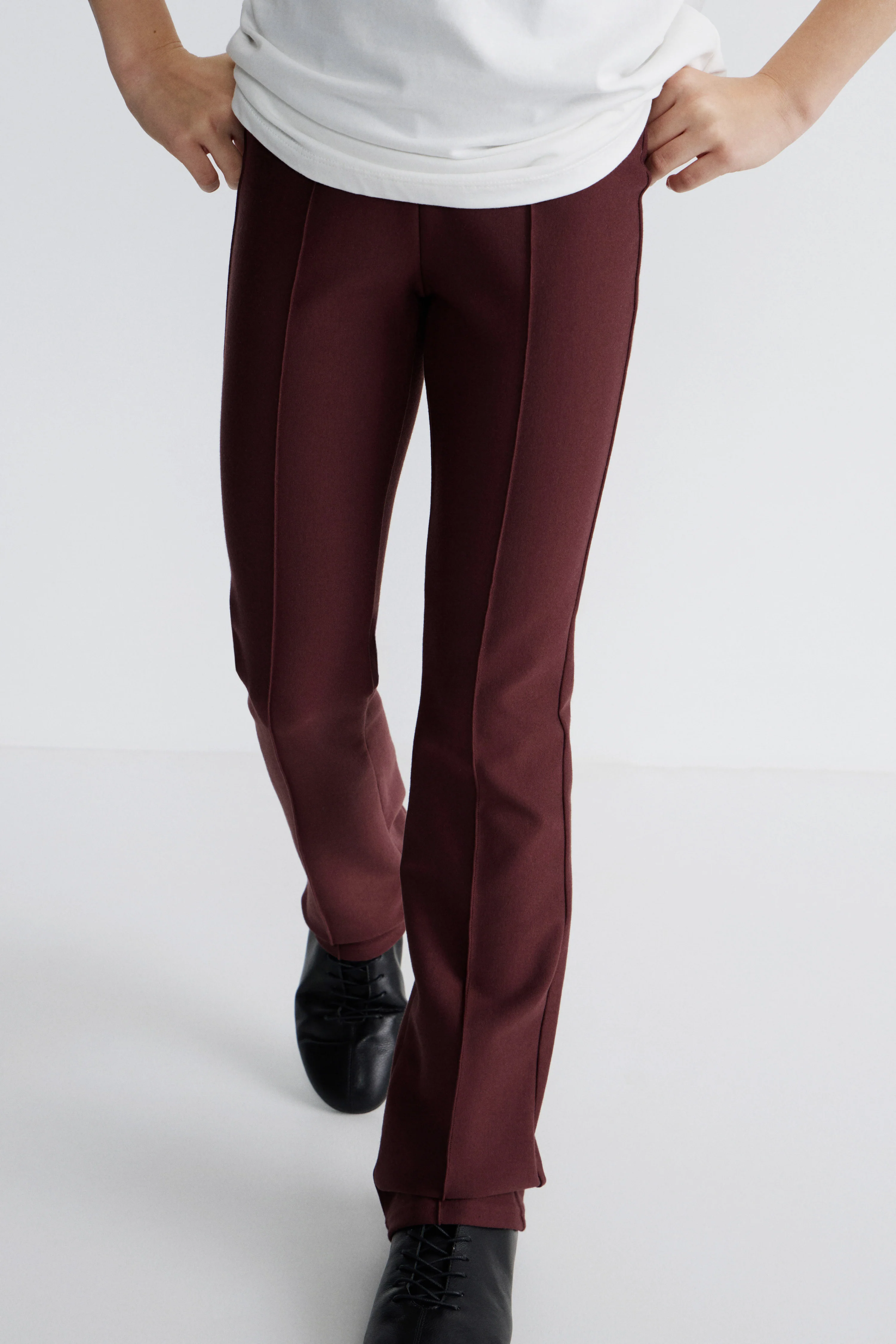 FLARED TROUSERS WITH CREASES - Image 3