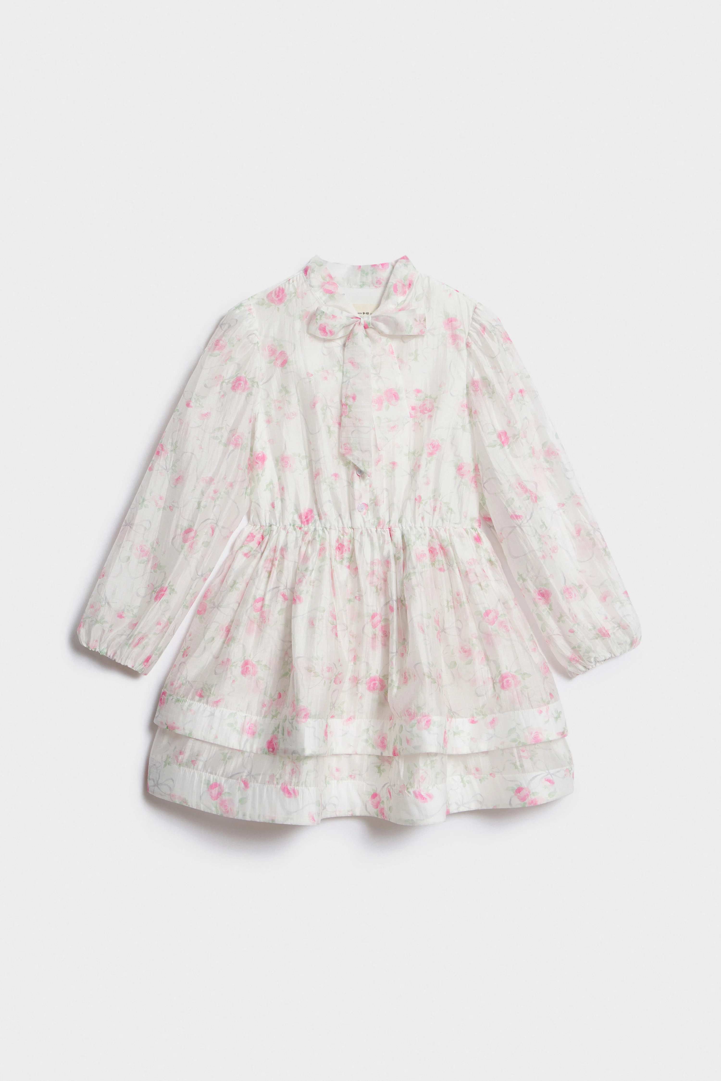 FLORAL-MOTIF LYOCELL DRESS - Image 5