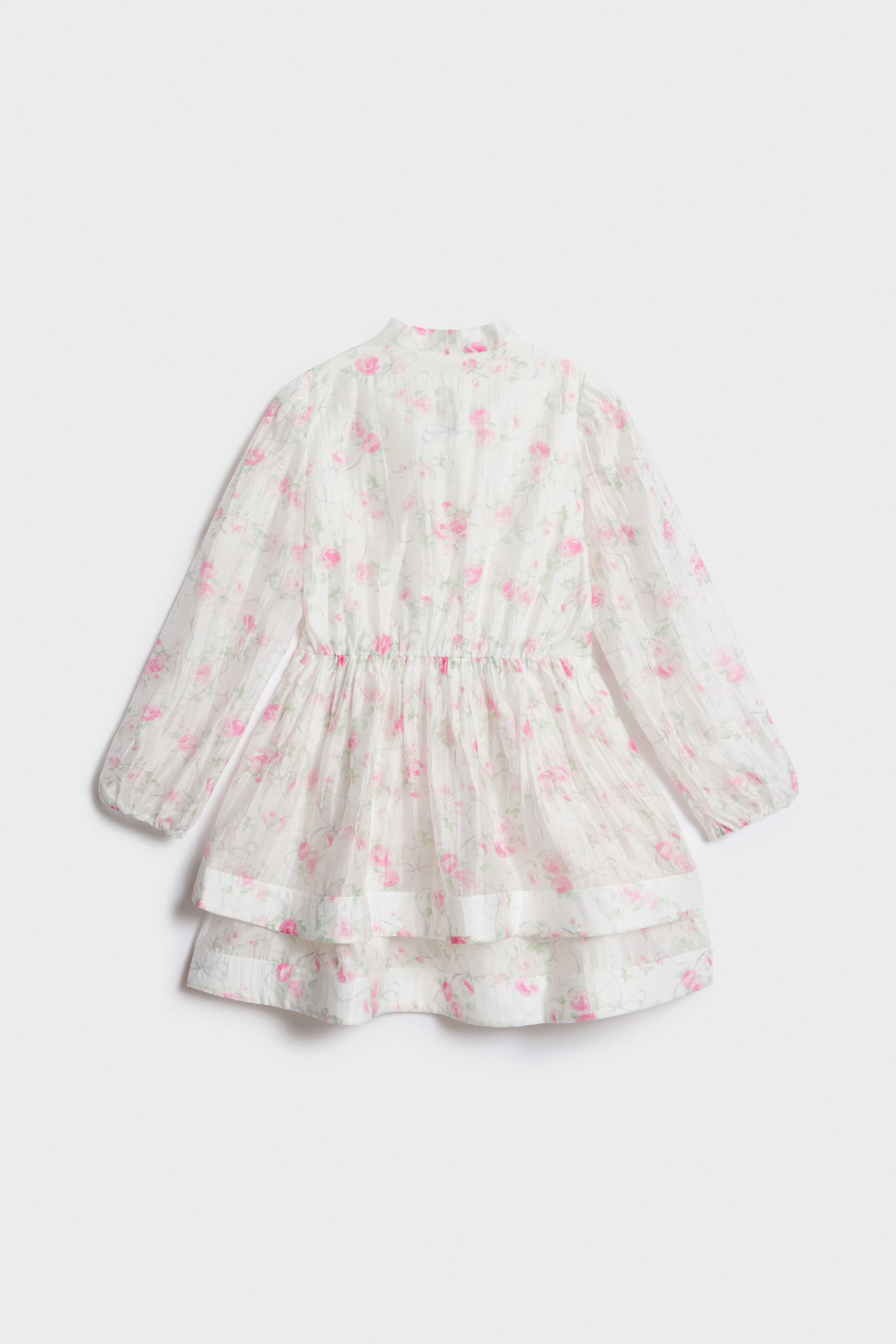 FLORAL-MOTIF LYOCELL DRESS - Image 6