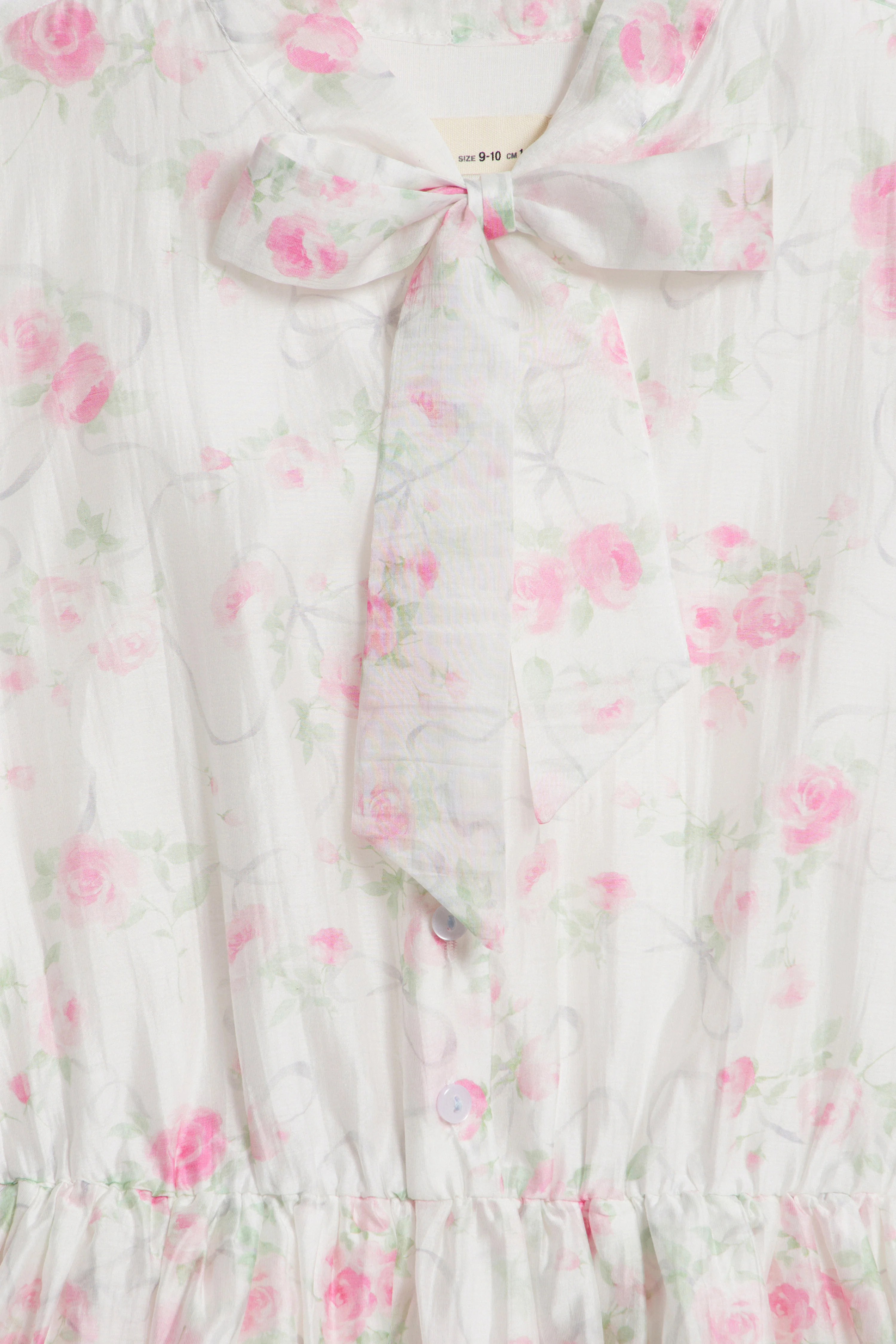 FLORAL-MOTIF LYOCELL DRESS - Image 7