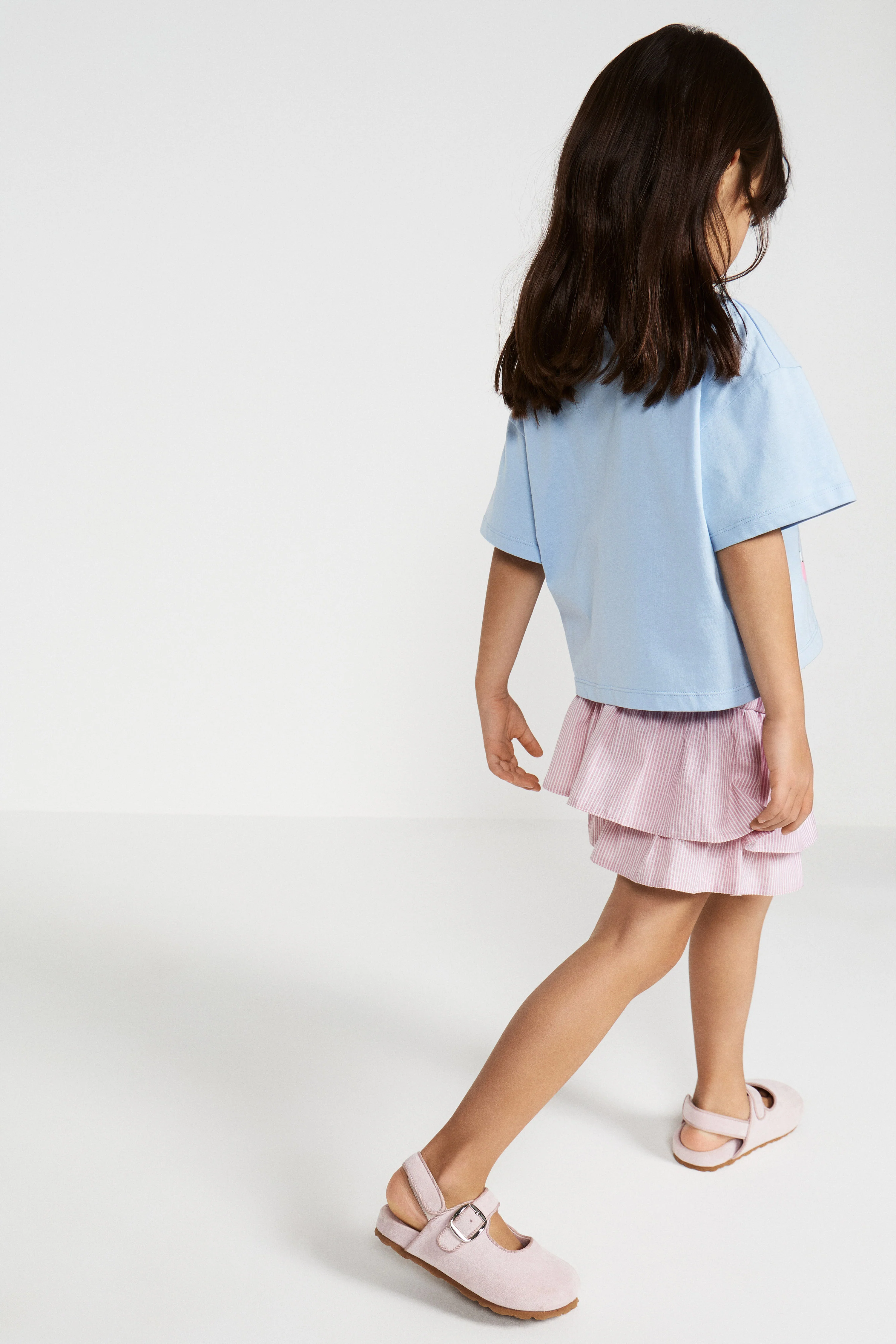 FLOUNCED COTTON-BLEND SHORTS - Image 3
