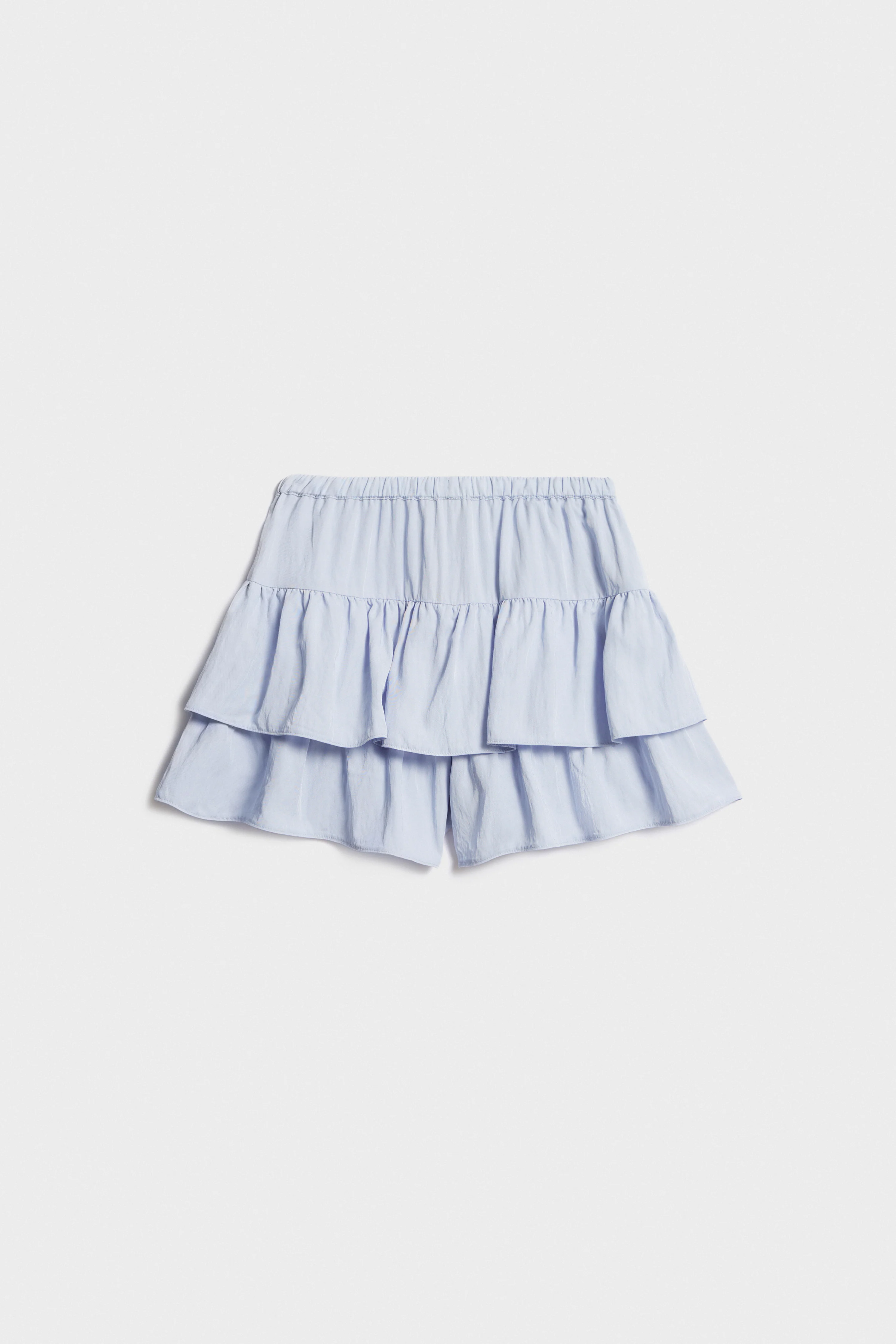 FLOUNCED VISCOSE-BLEND SHORTS - Image 5