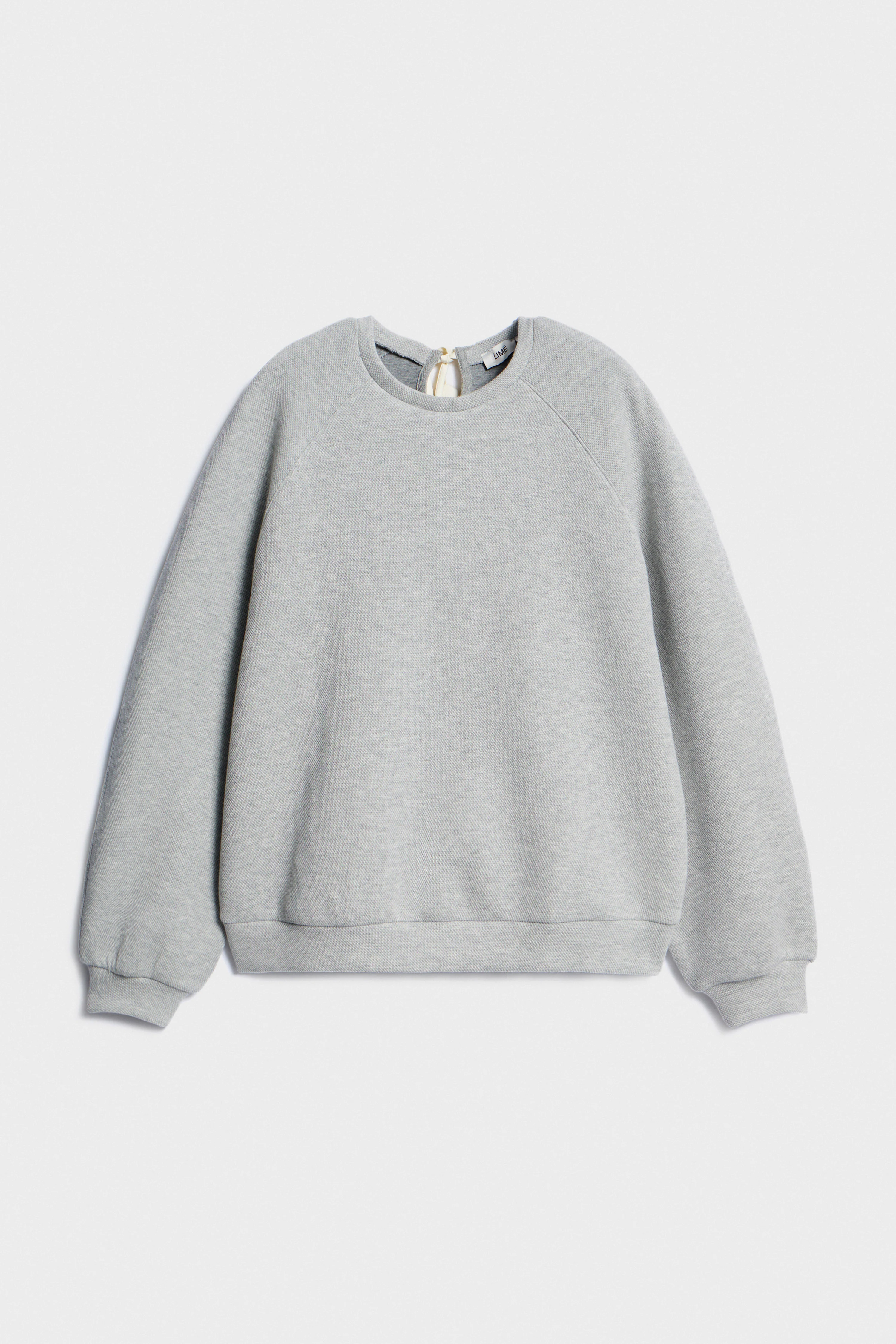 FLOWER-DETAIL COTTON SWEATSHIRT - Image 5