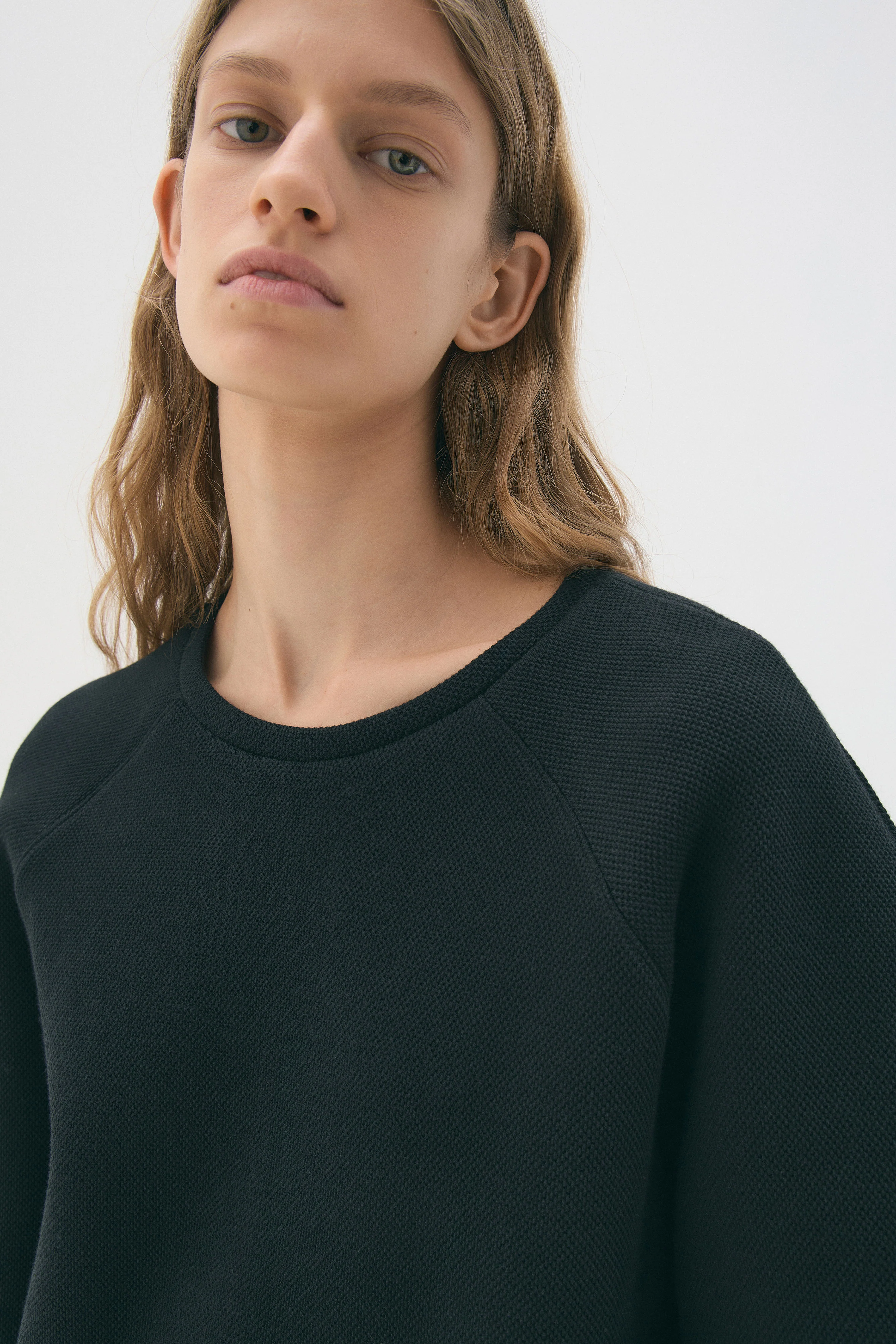 FLOWER-DETAIL COTTON SWEATSHIRT - Image 4
