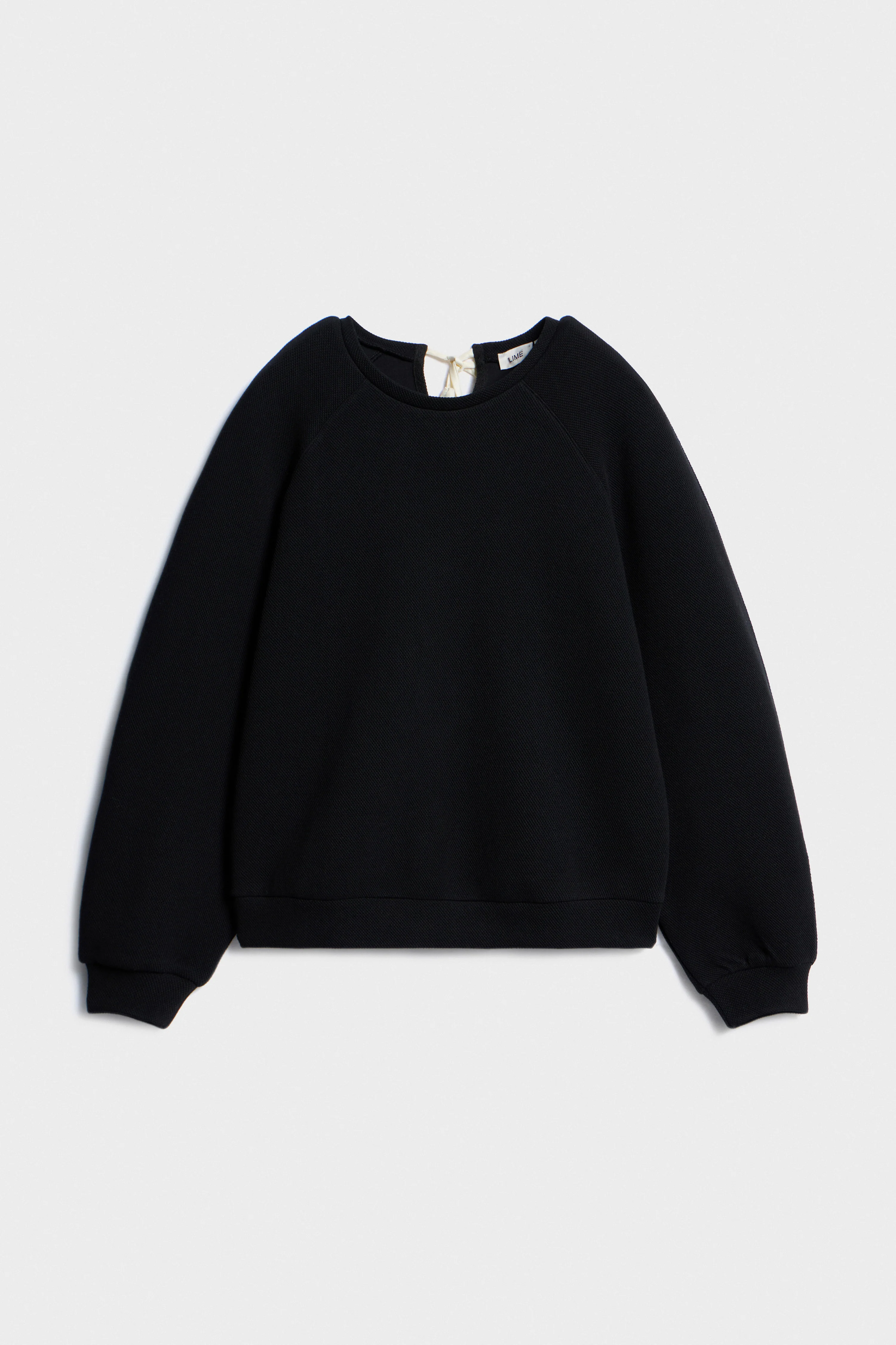 FLOWER-DETAIL COTTON SWEATSHIRT - Image 5