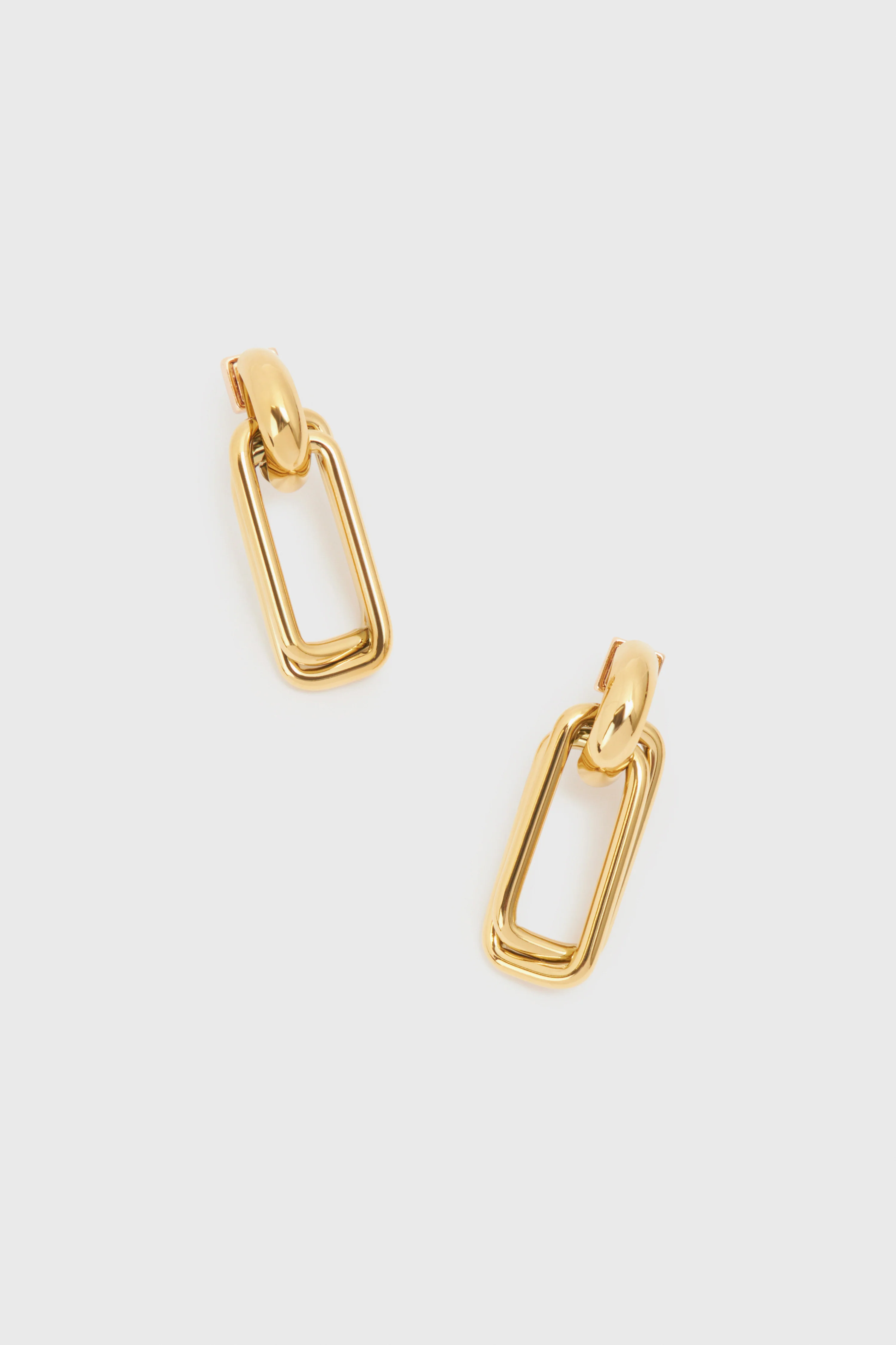 GOLD-TONE STEEL EARRINGS - Image 4