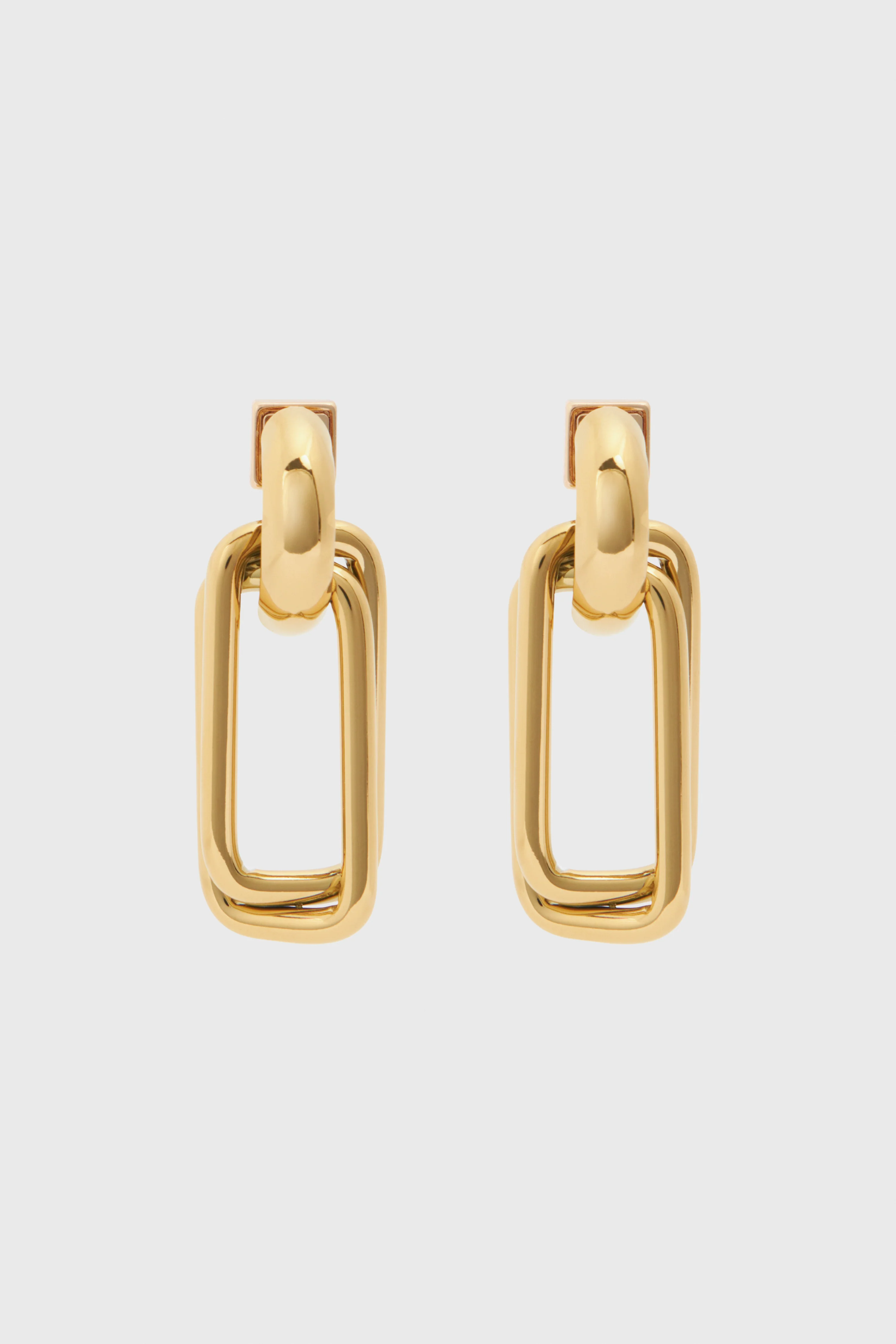 GOLD-TONE STEEL EARRINGS - Image 5