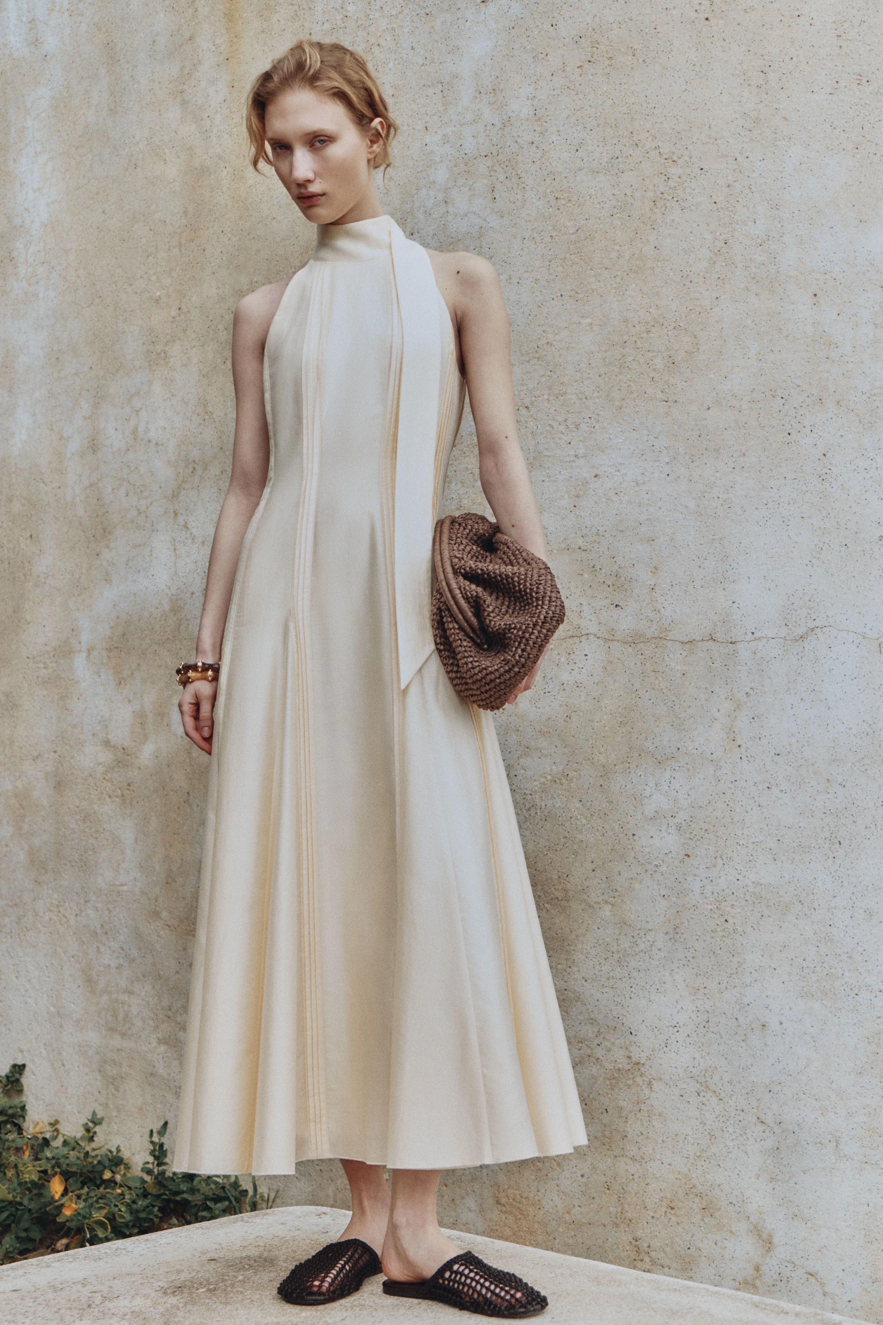 HALTERNECK LYOCELL DRESS - Image 3