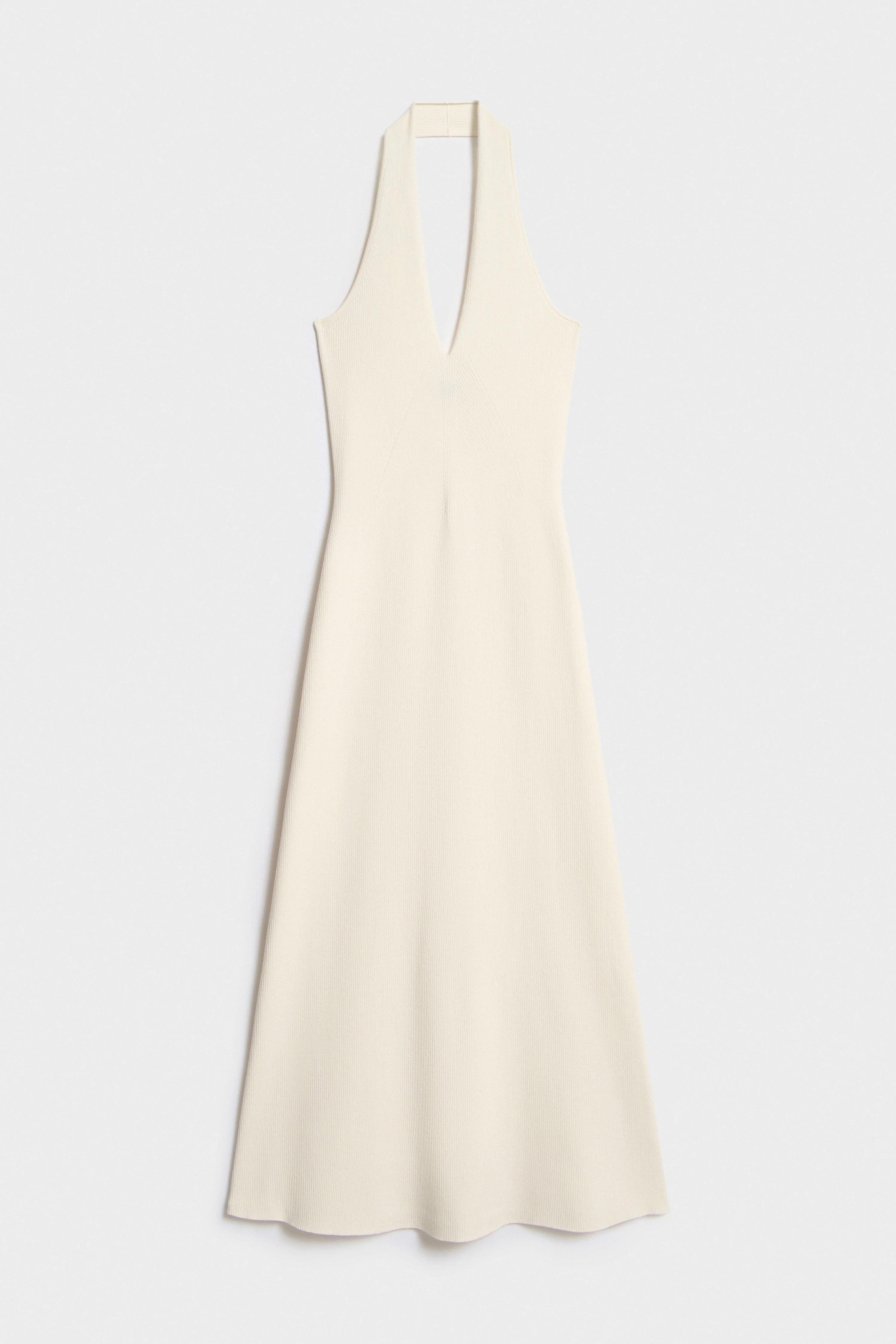 HALTERNECK VISCOSE DRESS - Image 5