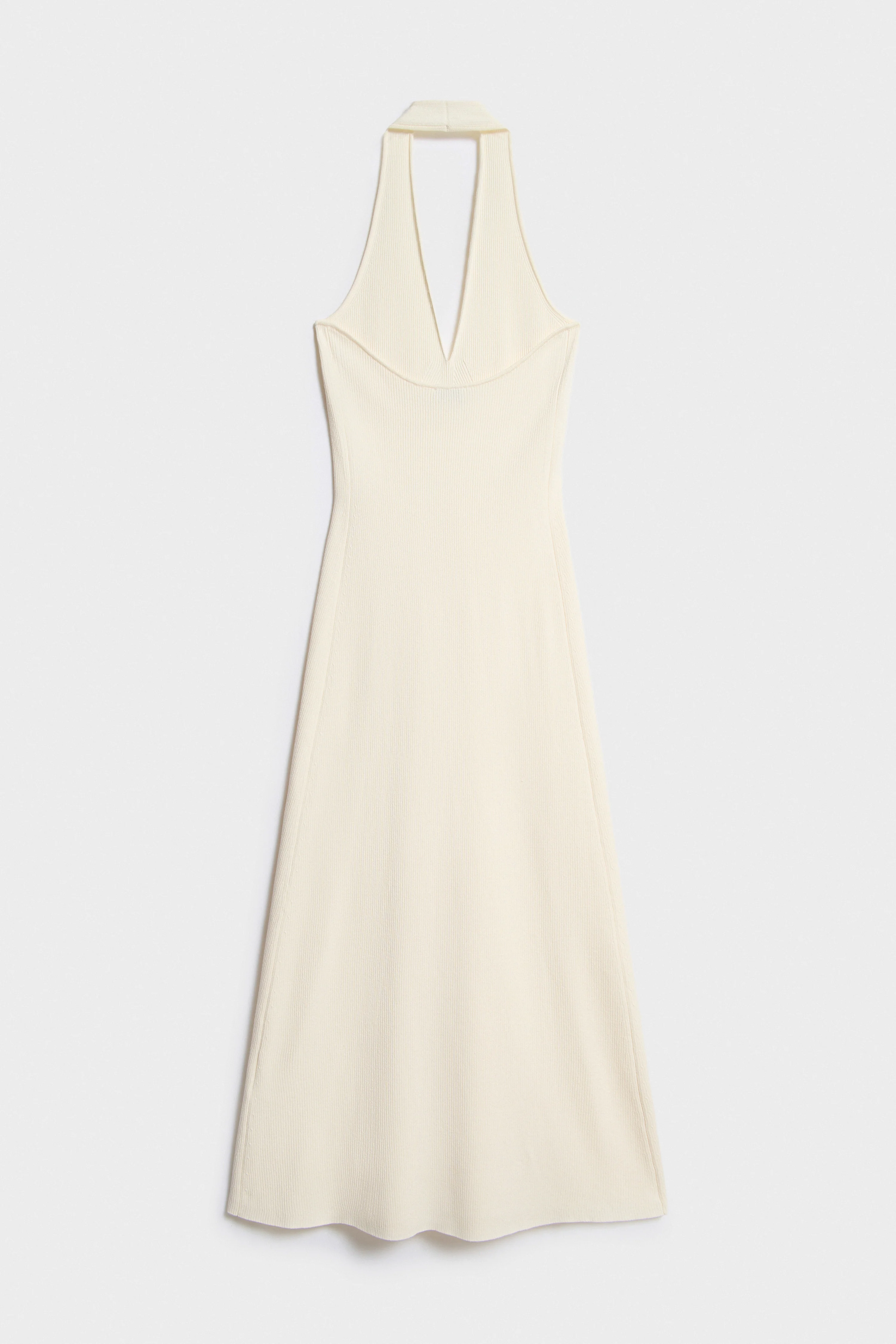 HALTERNECK VISCOSE DRESS - Image 6