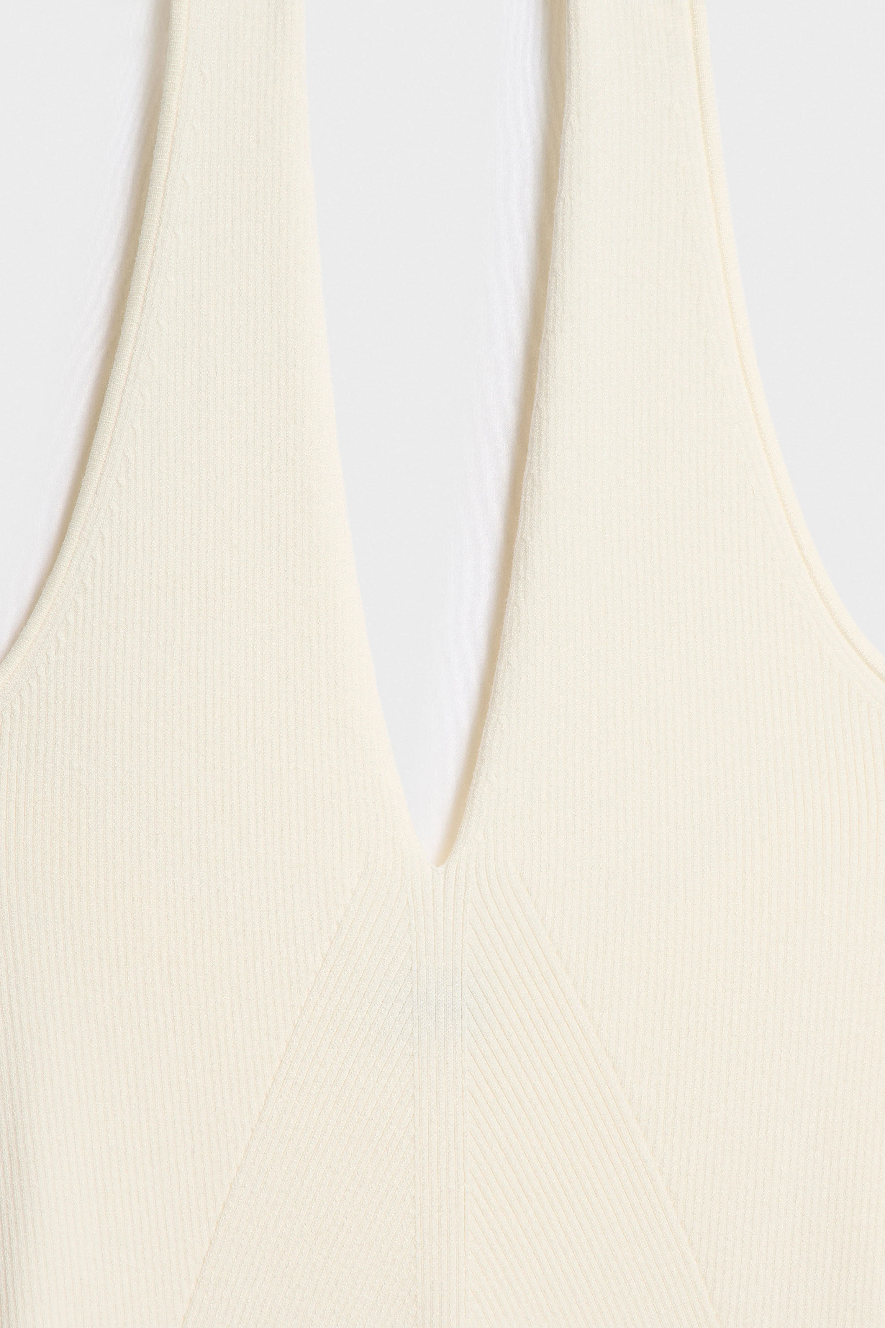 HALTERNECK VISCOSE DRESS - Image 7