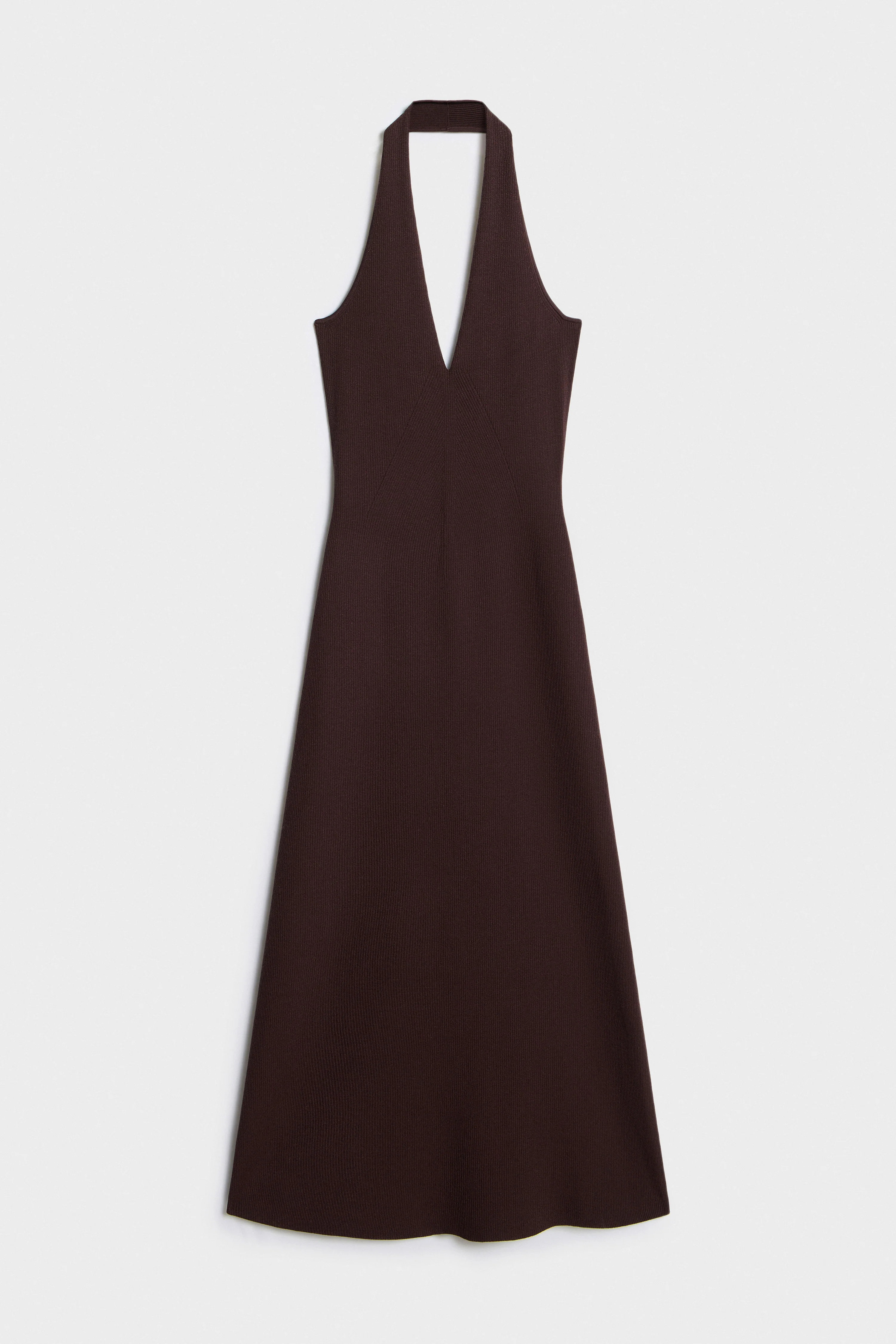 HALTERNECK VISCOSE DRESS - Image 5